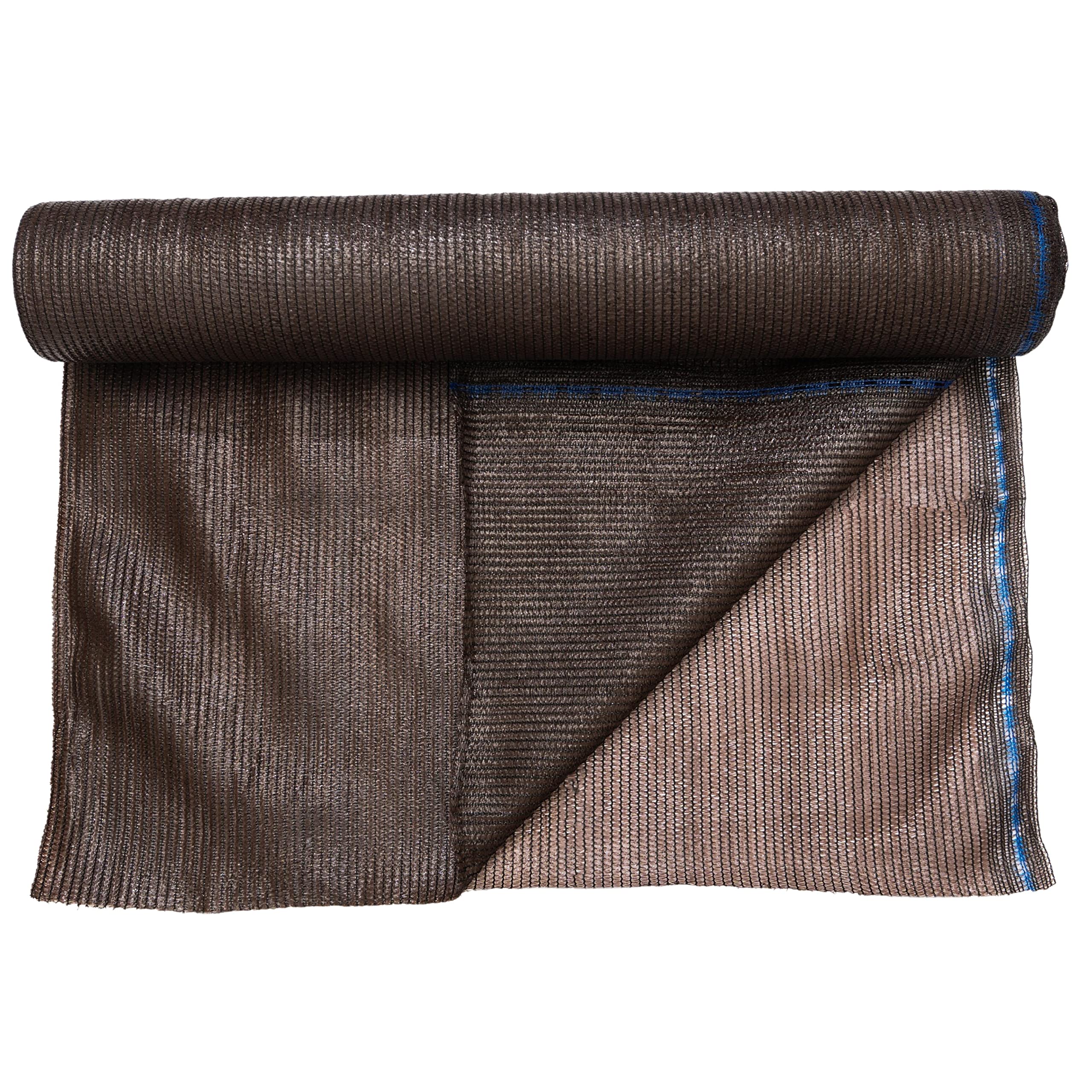 WindscreenSupplyCo 5'10" x 100 ft 60% Shade Cloth Roll for Covering Garden, Greenhouse, Patio, Canopy (Brown)