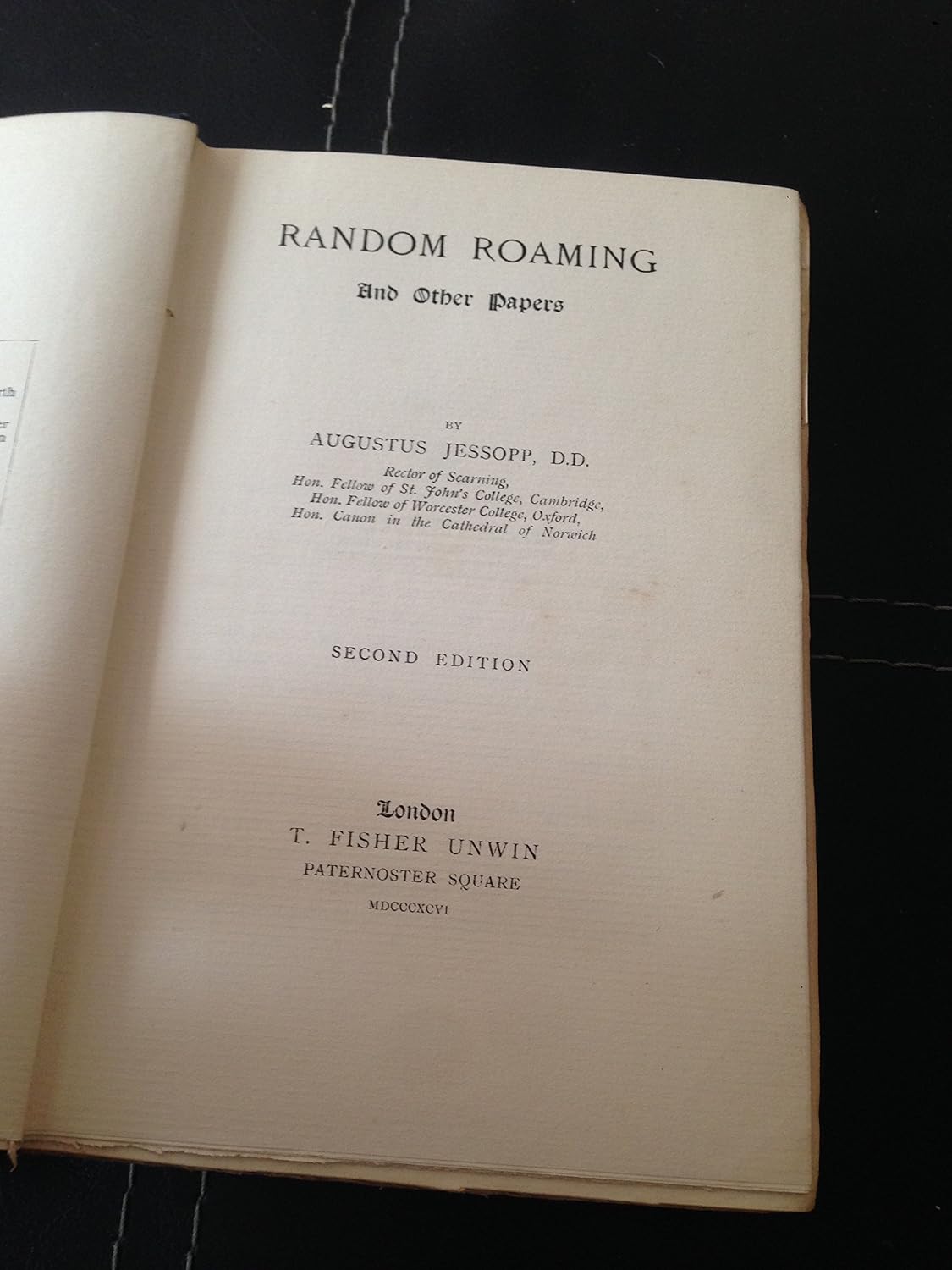 Random roaming and other Papers