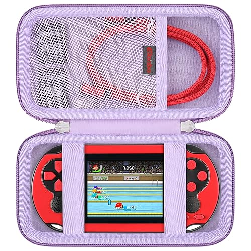 Elonbo Carrying Case Compatible with TaddToy 16 Bit Handheld Console for Kids Adults, Classic Retro Video Games Travel Storage Cover Bag, Portable