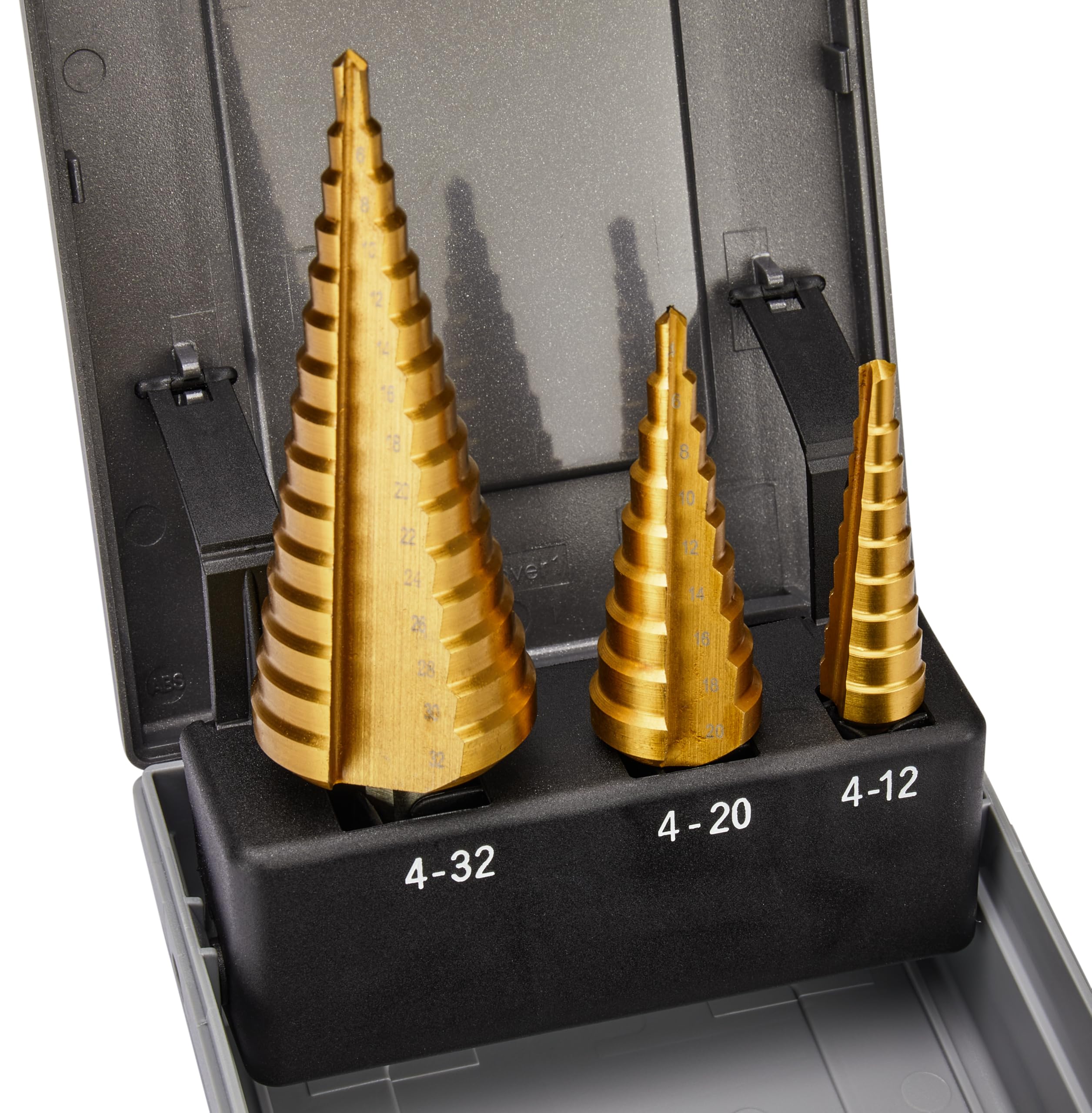 Estuche de brocas escalonadas TiN D-46573 Makita