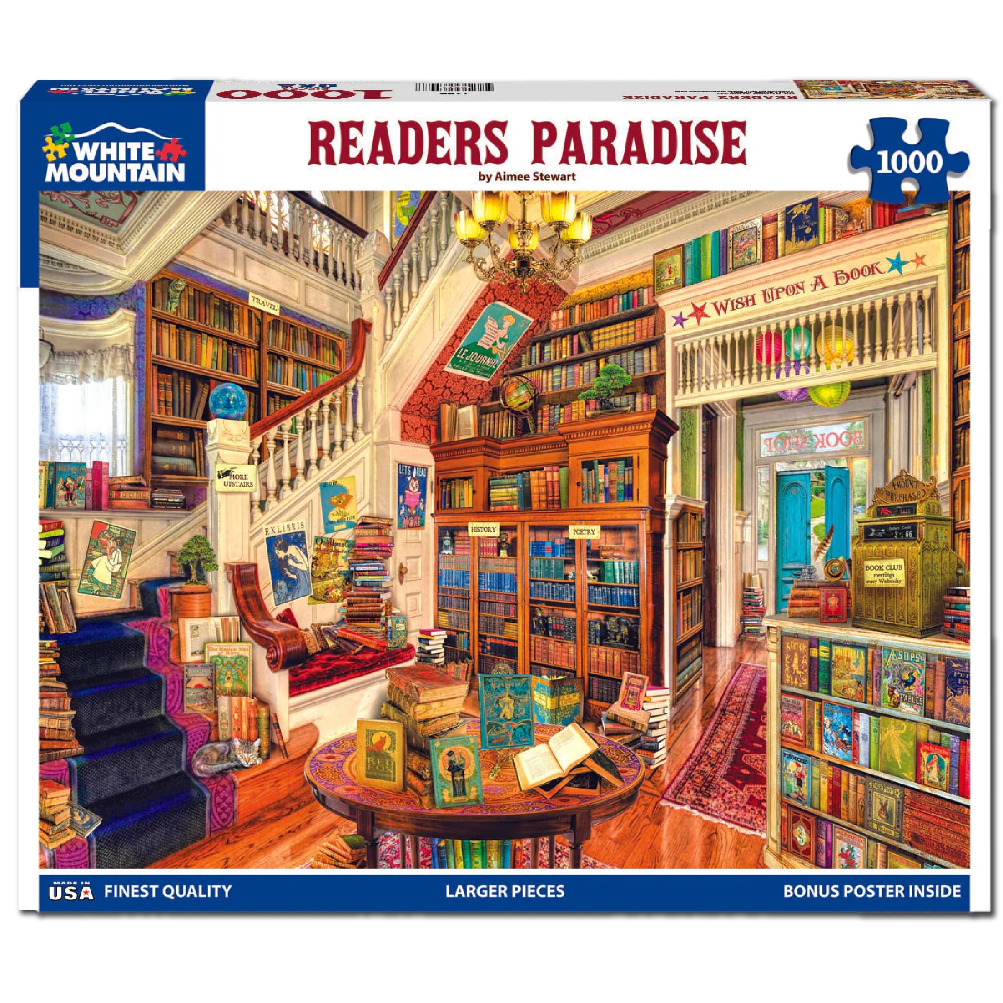 Puzzles Readers Paradise - 1000 Piece Jigsaw Puzzle