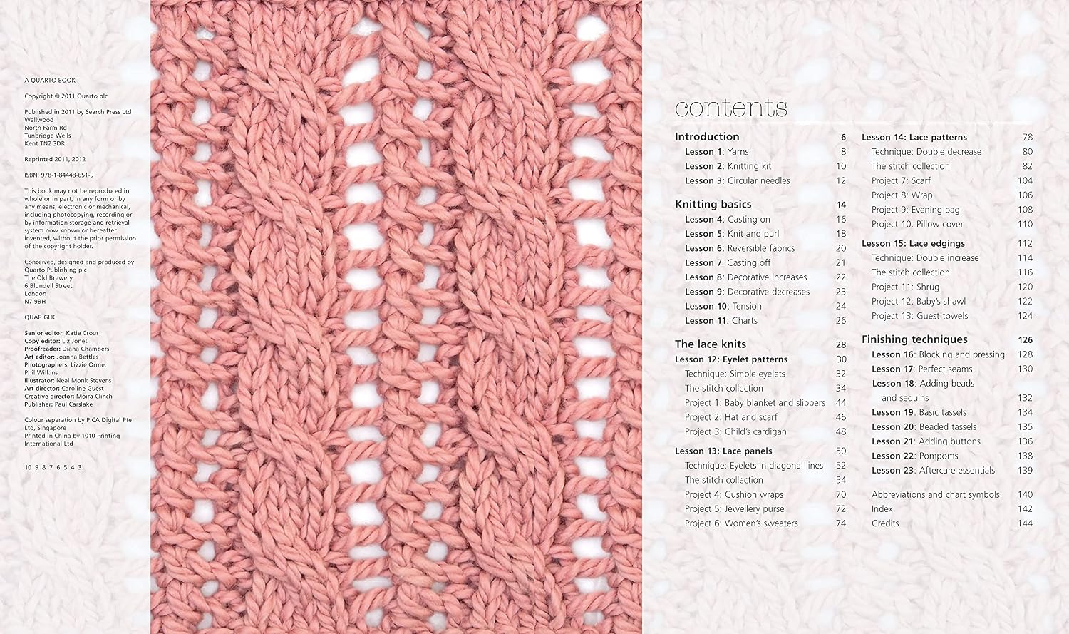 Very Easy Guide to Lace Knitting, The: Step-by-step techniques, easy-to-follow stitch patterns and projects to get you started
