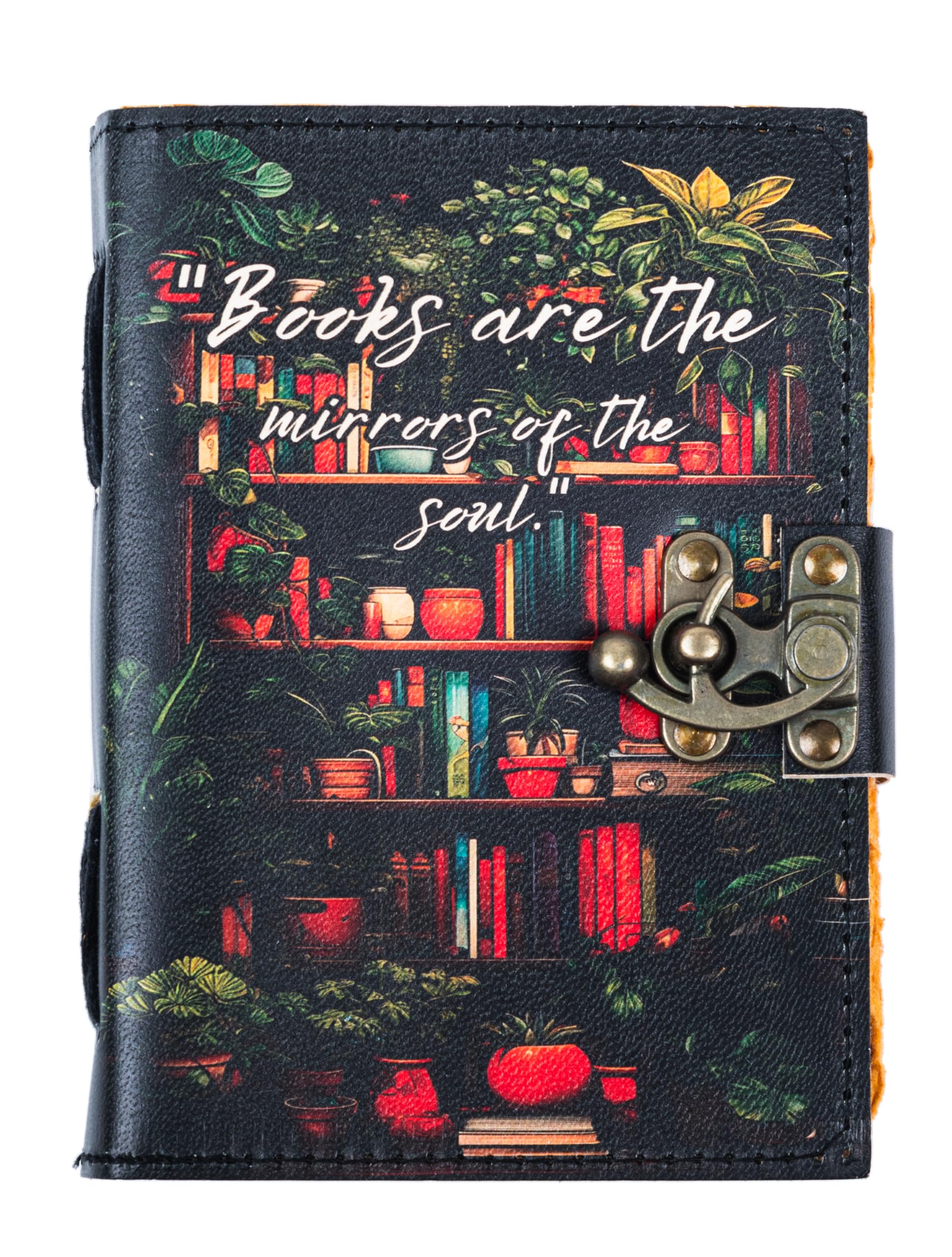 CRAFT JUNKY Vintage Leather Journal Diary for Women and Men Travel Diary Notebook for Writing Deckle Edge Paper (A5)