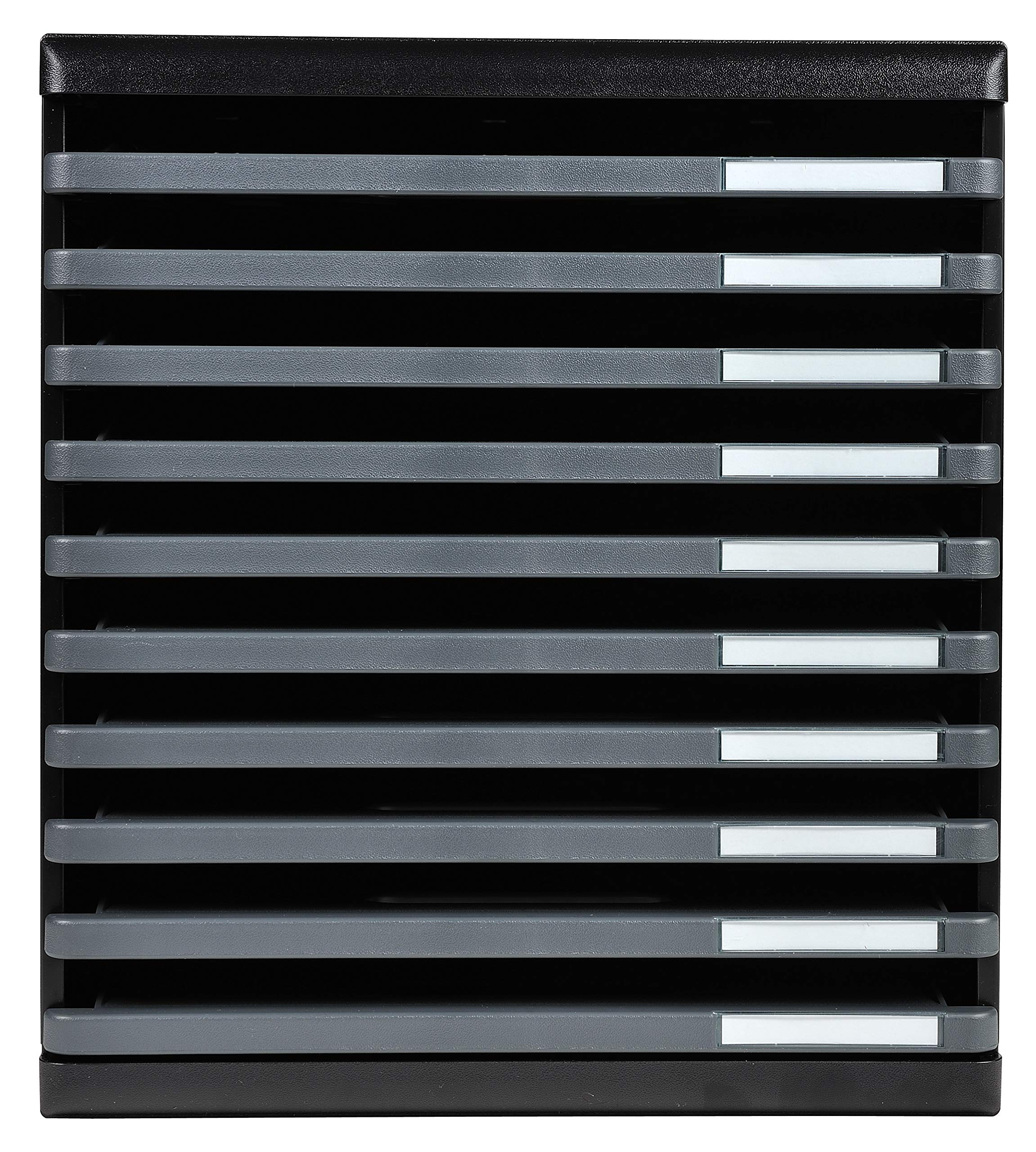 Exacompta Ecoblack A4+ - Modulo con 10 cajones, color gris