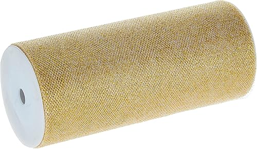 Miniatura 5 de Berwick Offray Tul turquesa brillante por el perno, 6 pulgadas de ancho, 25 yardas