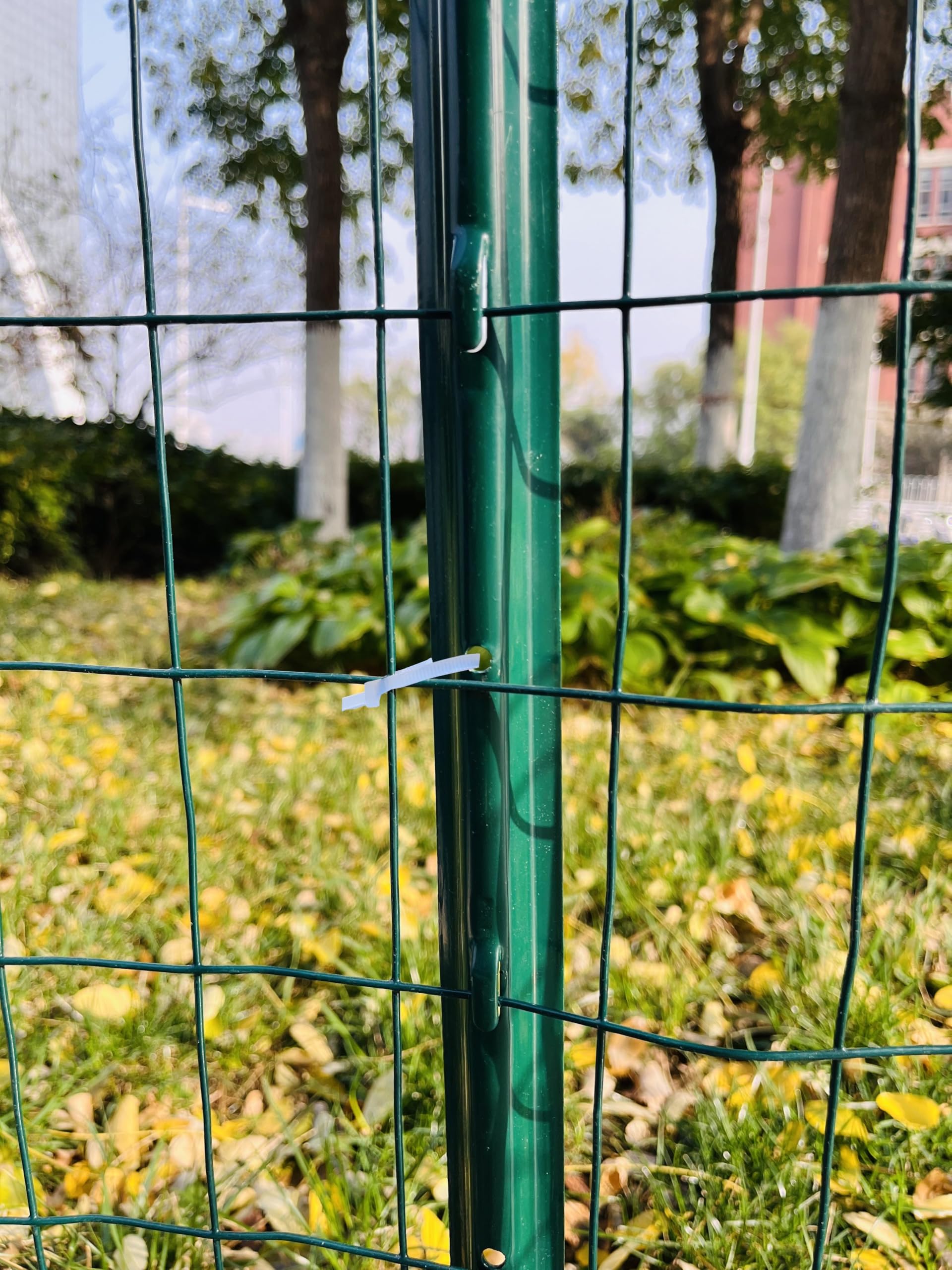 3 Fuß Metall Zaunpfosten Gartenzaun U Pfosten Grün 15 Stück für 61.0 cm hoch Garten geschweißt Drahtzaun U-K Stahl Gartenpfosten Schild Pfosten