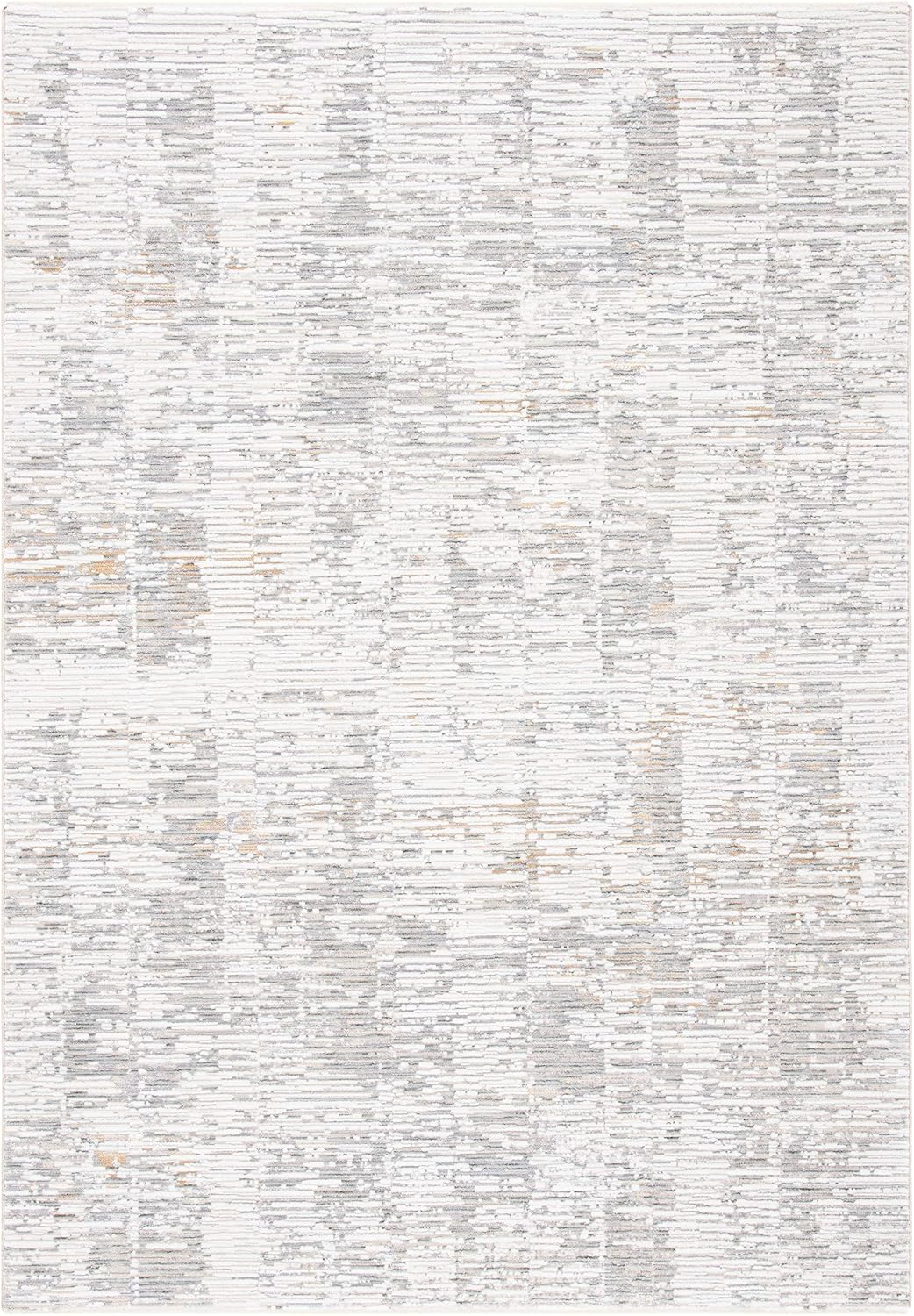 Martha Stewart x SAFAVIEH Area Rug Collection - 5' x 8', Ivory & Beige, Non-Shedding & Easy Cleaning, Ideal for Living Room, Bedroom, Office, Dining Space (MSR8979A)