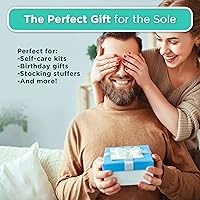 Vista 8 de DERMORA Mascarilla Exfoliante para Pies - Paquete de 2 Mascarillas Exfoliantes de Tamaño Regular para Pies Secos y Agrietados, Callos, Removedor