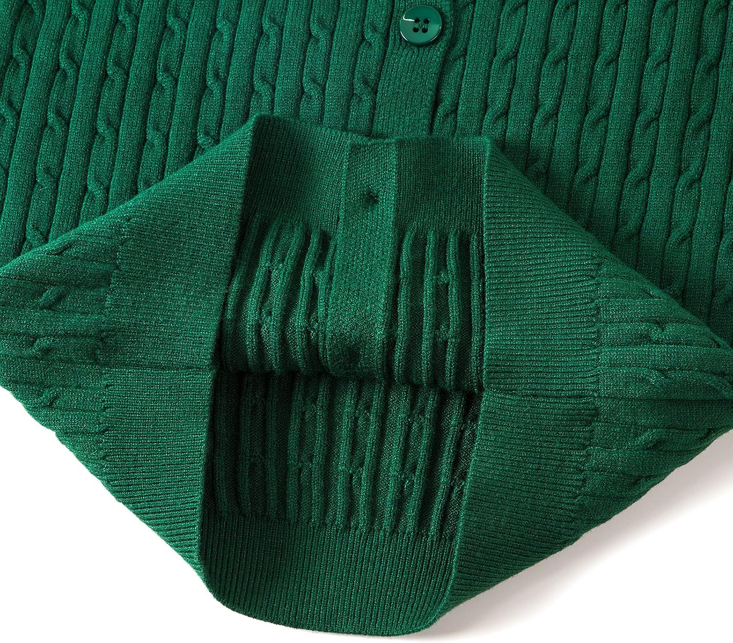Danny D Boys & Girls Solid Knit Cable Cardigan Sweater Round Neck Long Sleeve Button Up School Warm Tops Coat