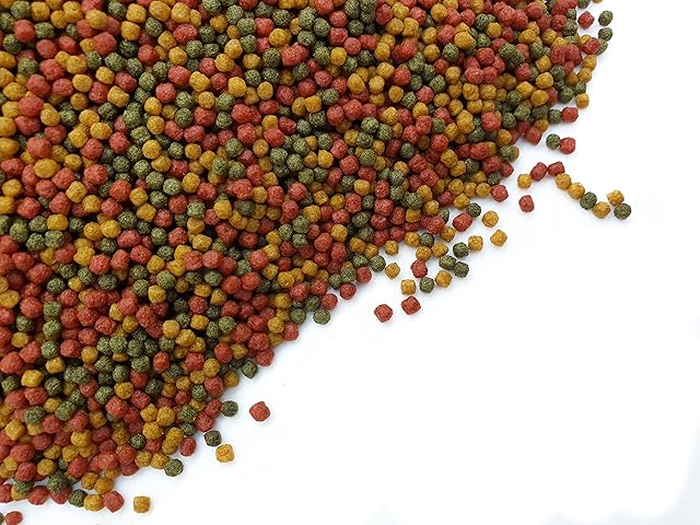 HERONS 1kg Koi Trio Pellets 3mm PREMIUM POND FISH FOOD GOLDFISH CARP SHUBUNKIN