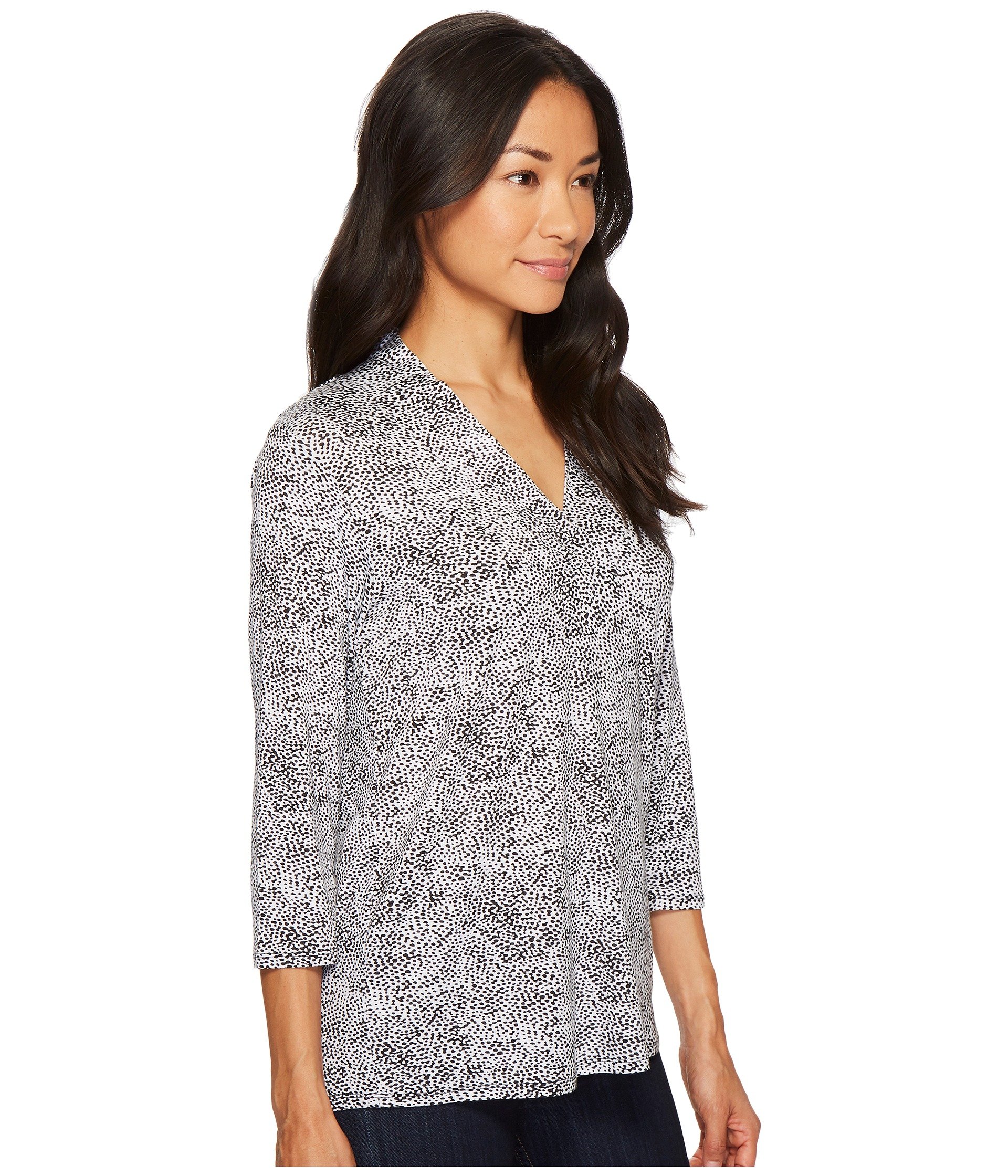 FDJ French Dressing Jeans Dotti Dot Print VNeck Top at