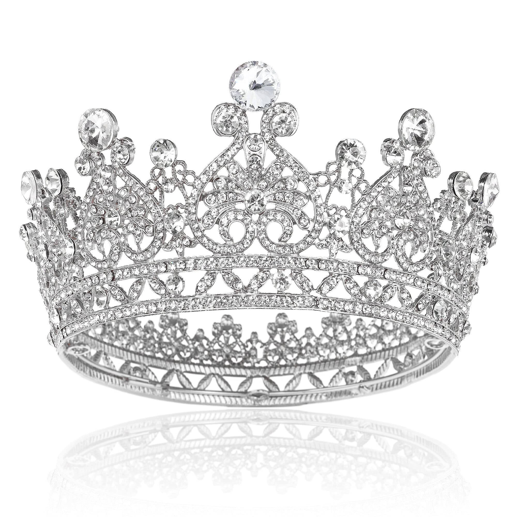 Diadème en argent pour femme aux finitions de prestige
