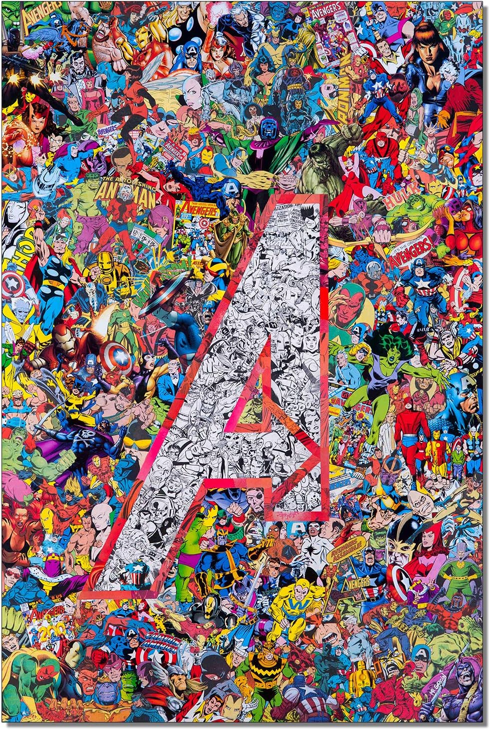 VEIWO Superhero Poster Marvel Comics Super Hero Prints Posters for Kids Boys Men Bedroom Walls Art Decor,Unframed,18 x 24 In (Marvel Superhero A)