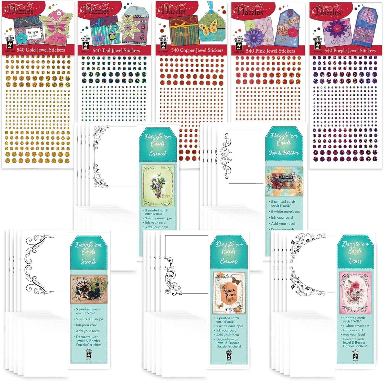 Paper Wishes – Dazzles Stickers Collection | Unique Stickers for Scrapbooking, Cardmaking, Gifts and All of Your DIY Crafting, Art and Creative Projects - Inspiration at Your Fingertips