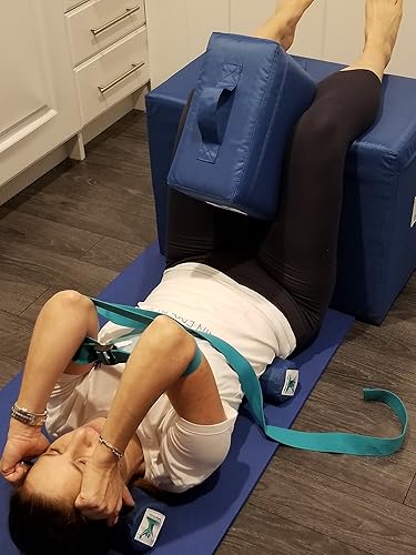 Miniatura 5 de Bloque de espuma pequeño sin dolor, almohada y correa de agua curativacinturón de yoga, bloque mejorado, con mango práctico y cremallera, resistente