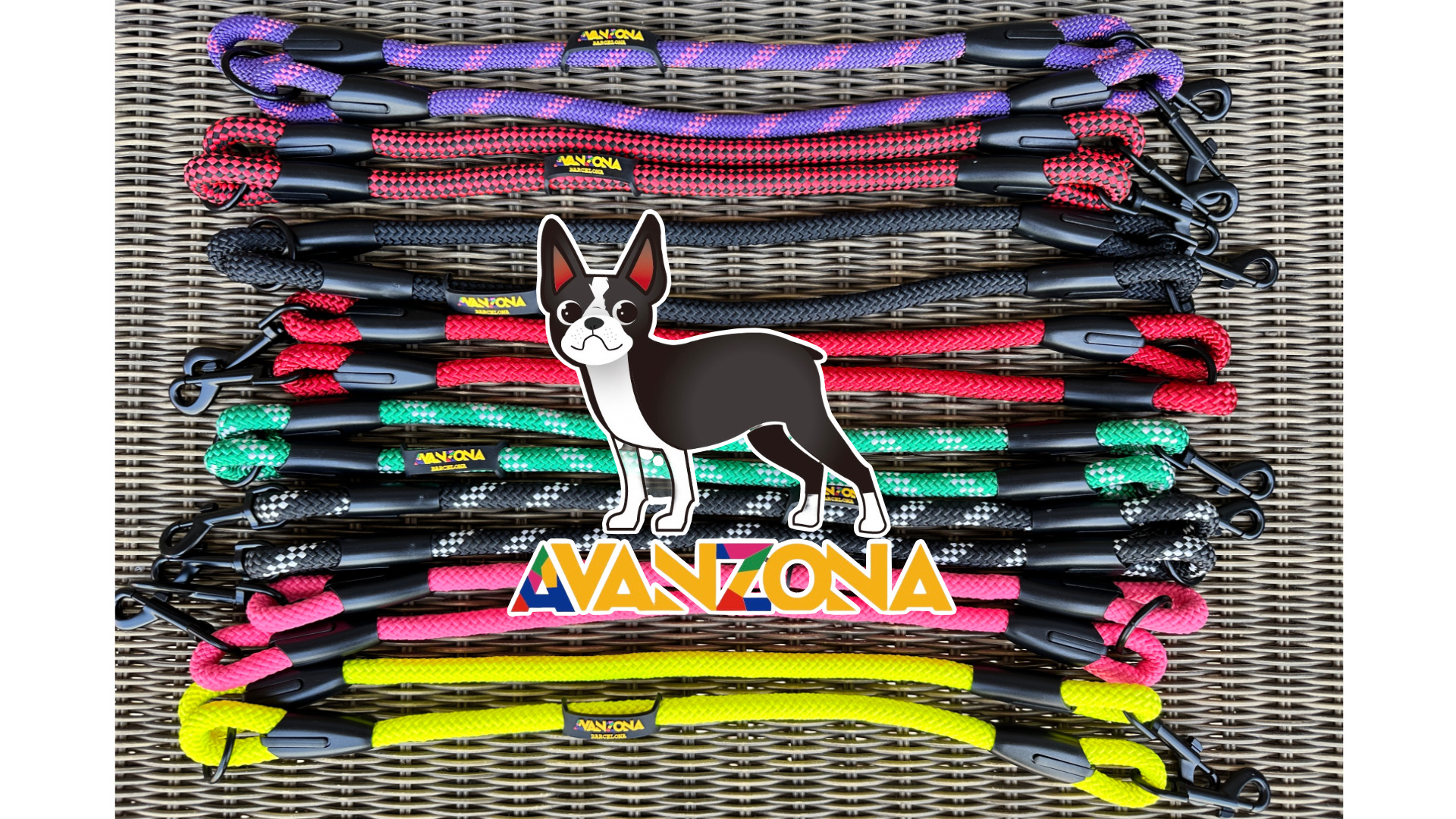 Guinzaglio Doppio Per Cani - Corda Paracadute Spagnola, Per Due Cani Piccoli/Medi/Grandi, Nero - Foto 9