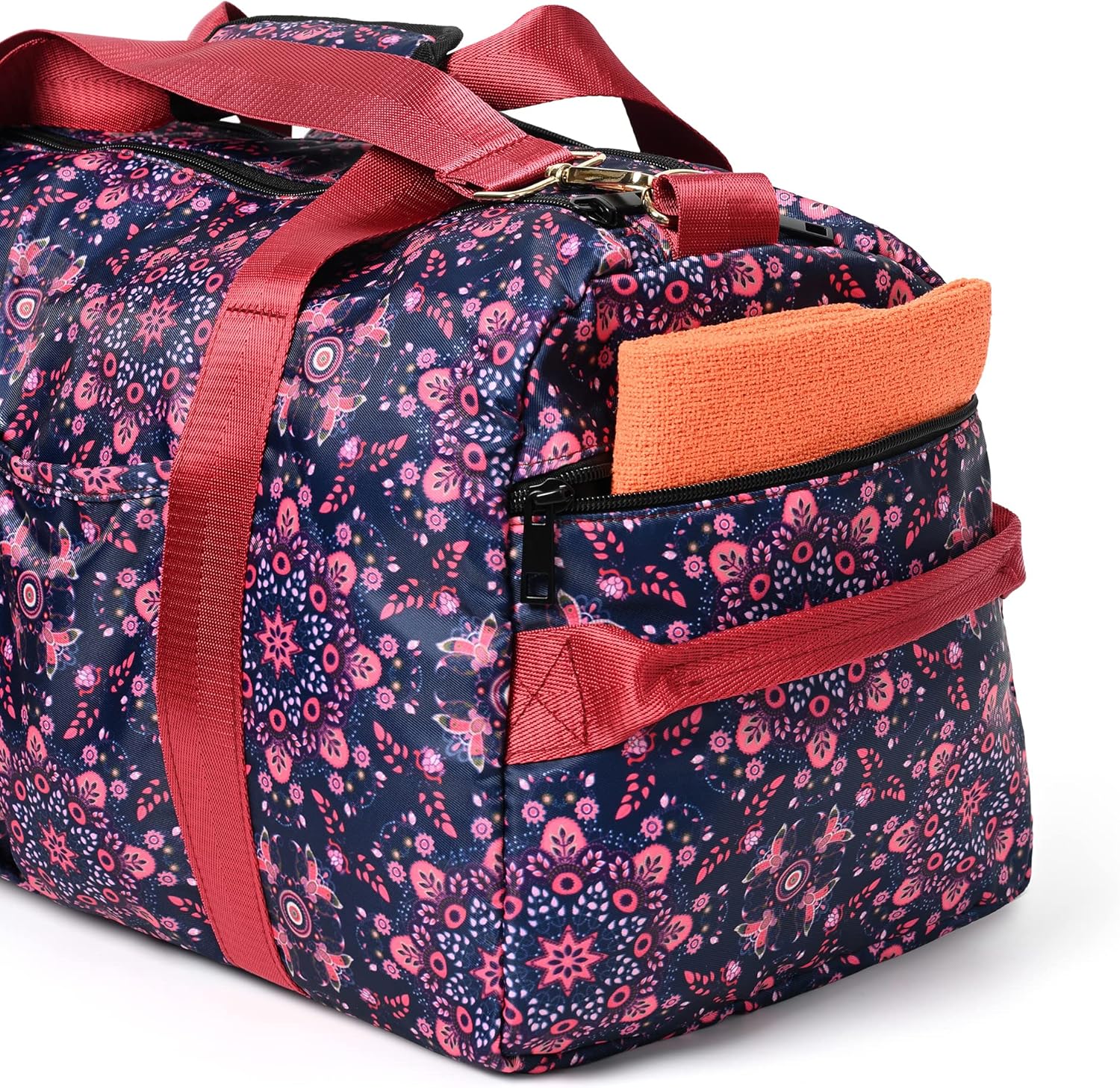 Boulder Bee Pickleball Bags, Premium Pickleball Tote Bag for Girls, Women’s Hand/Shoulder Gym Bag w Water Bottle Holder, with Pickleball Racquet/Paddle Holder