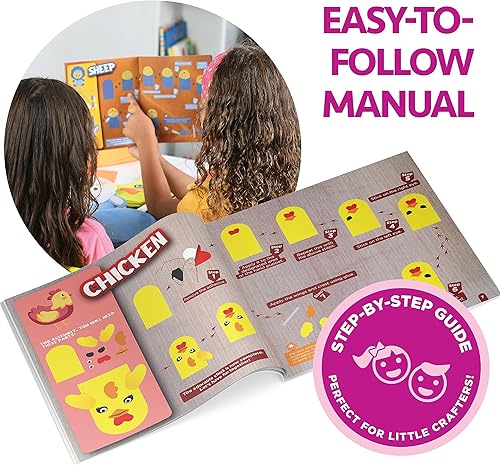 Miniatura 3 de Kit de marionetas de mano  Haz tus propios títeres de animales  10 marionetas de fieltro  Instrucciones sencillas paso a paso  Manualidades de arte,