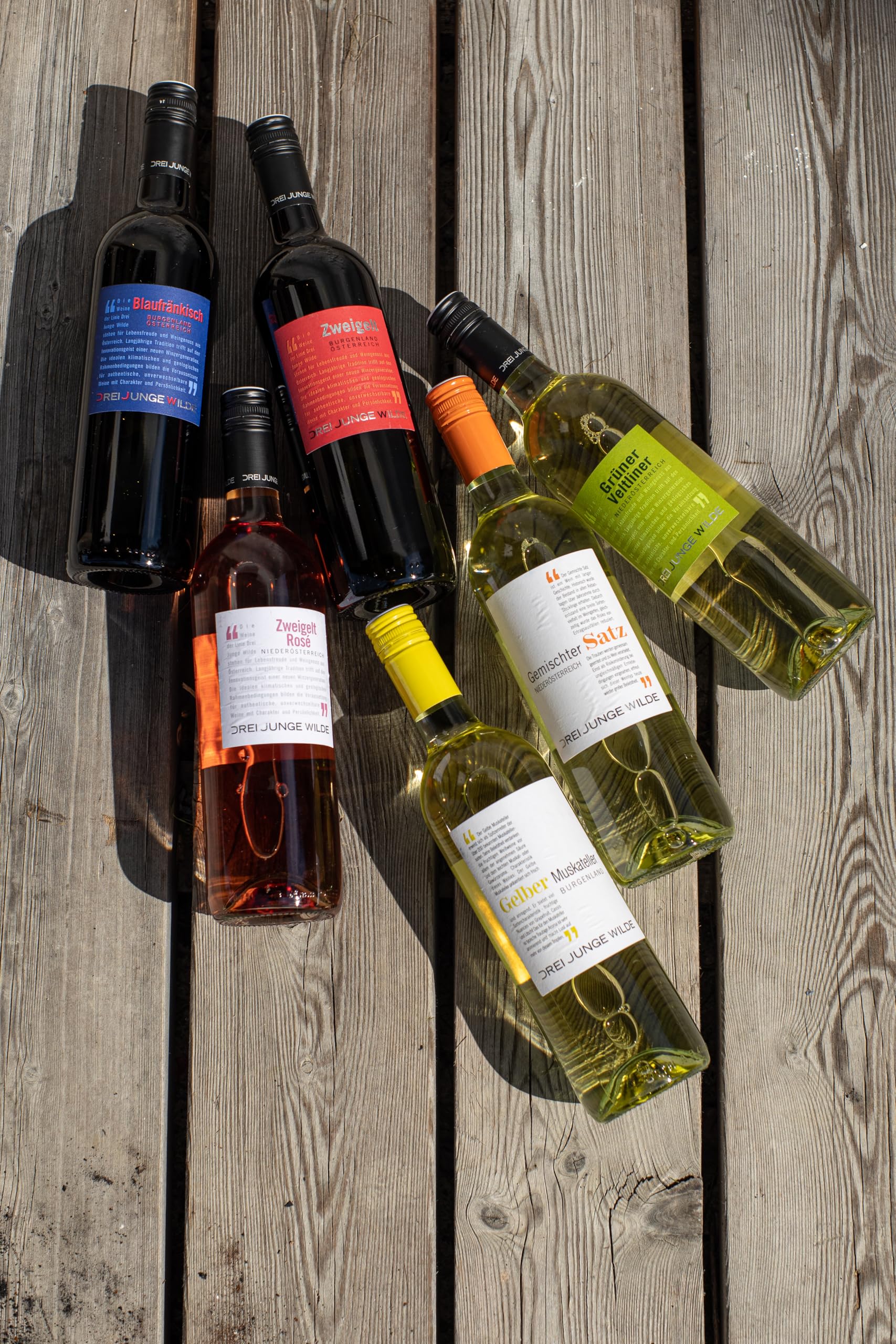Gemischter Satz Weiss QUW Niederösterreich "Drei Junge Wilde" Weißwein trocken (6 x 0.75l)