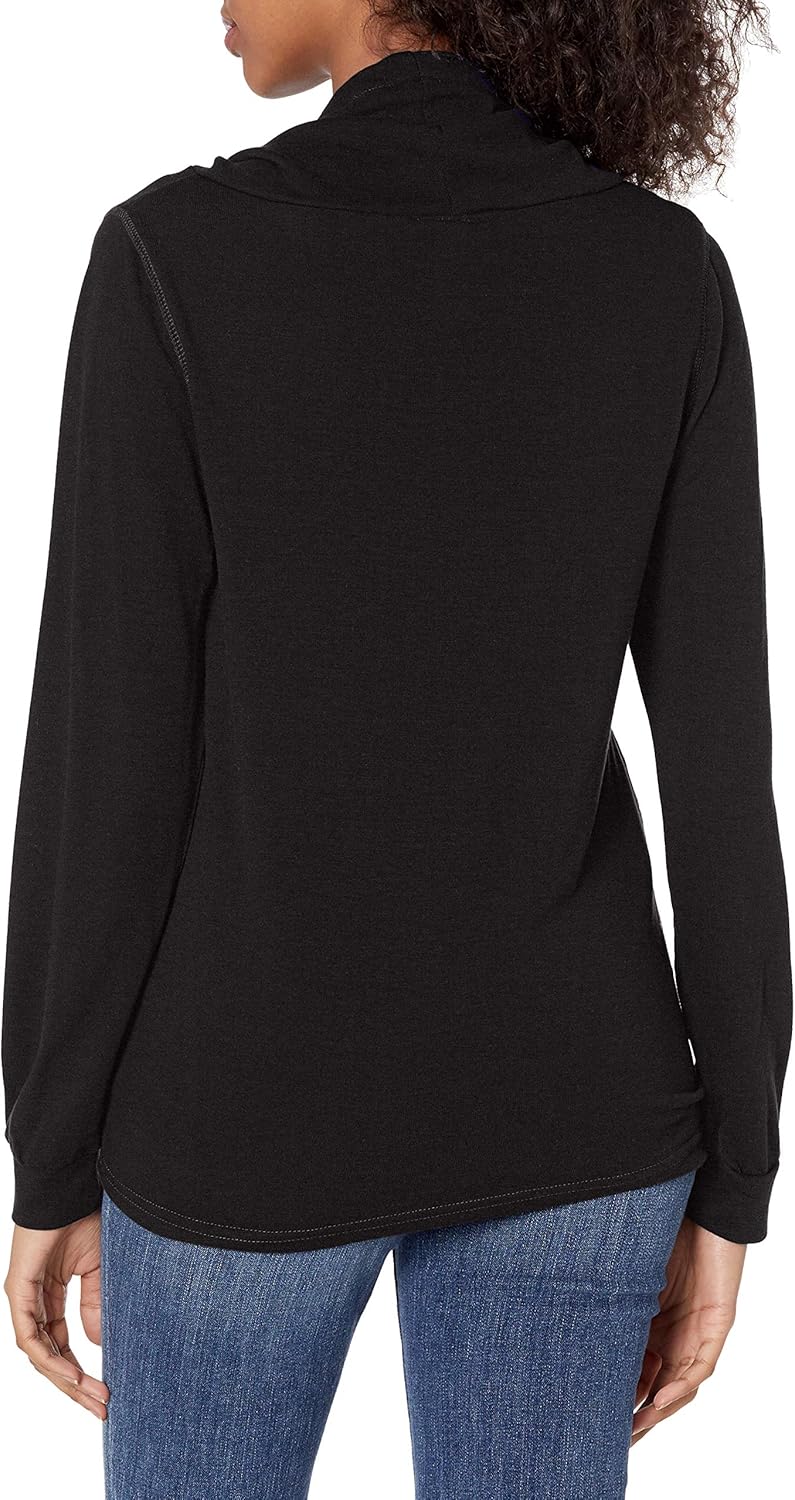 LOST GODS Junior's Fourth of July USA Napping Team Cowl Neck Sweatshirt