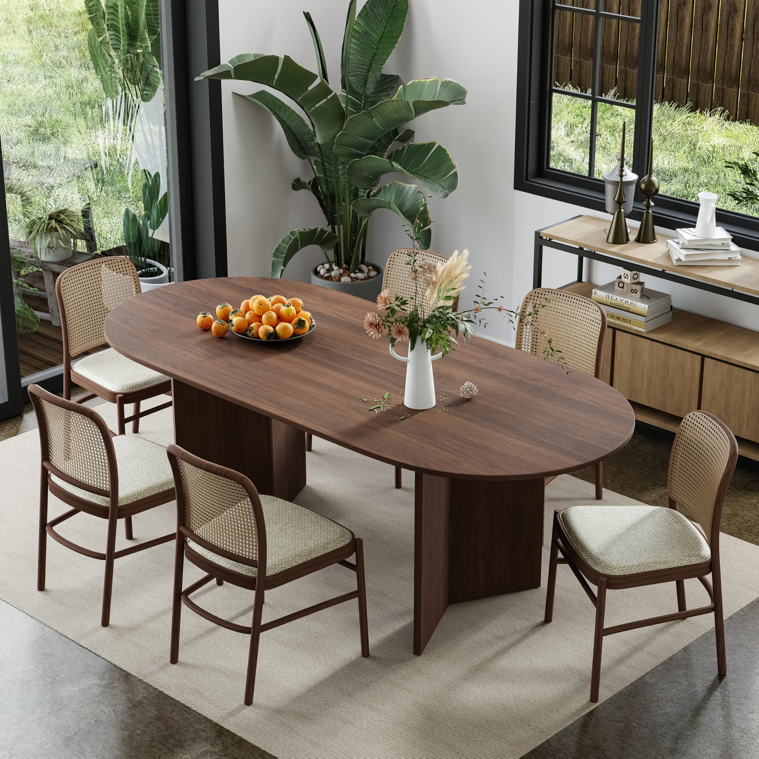 Photo 1 of (table only//no legs)*** 67" Dining Table for 6, Wood Kitchen Table