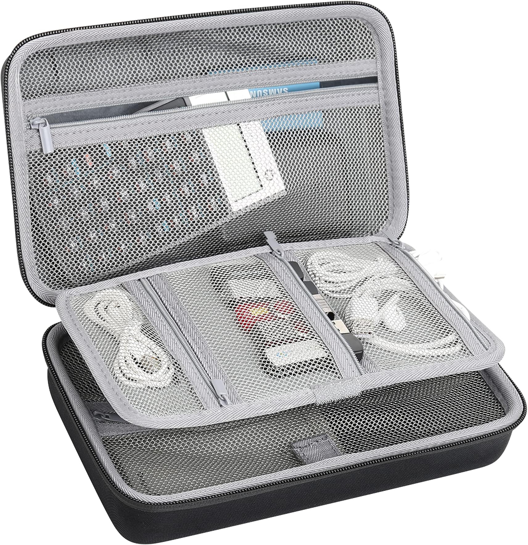 co2CREA Hard EVA Carrying Travel Case Replacement for Powerbank HDD/Electronics/Accessories Extra Large (10.27“x”6.5"x3.2" inch)