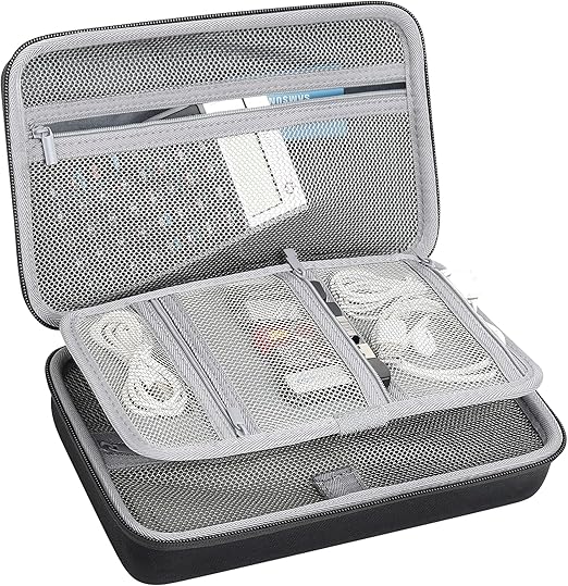 co2CREA Hard EVA Carrying Travel Case Replacement for Powerbank HDD/Electronics/Accessories Extra Large (10.27“x”6.5"x3.2" inch)
