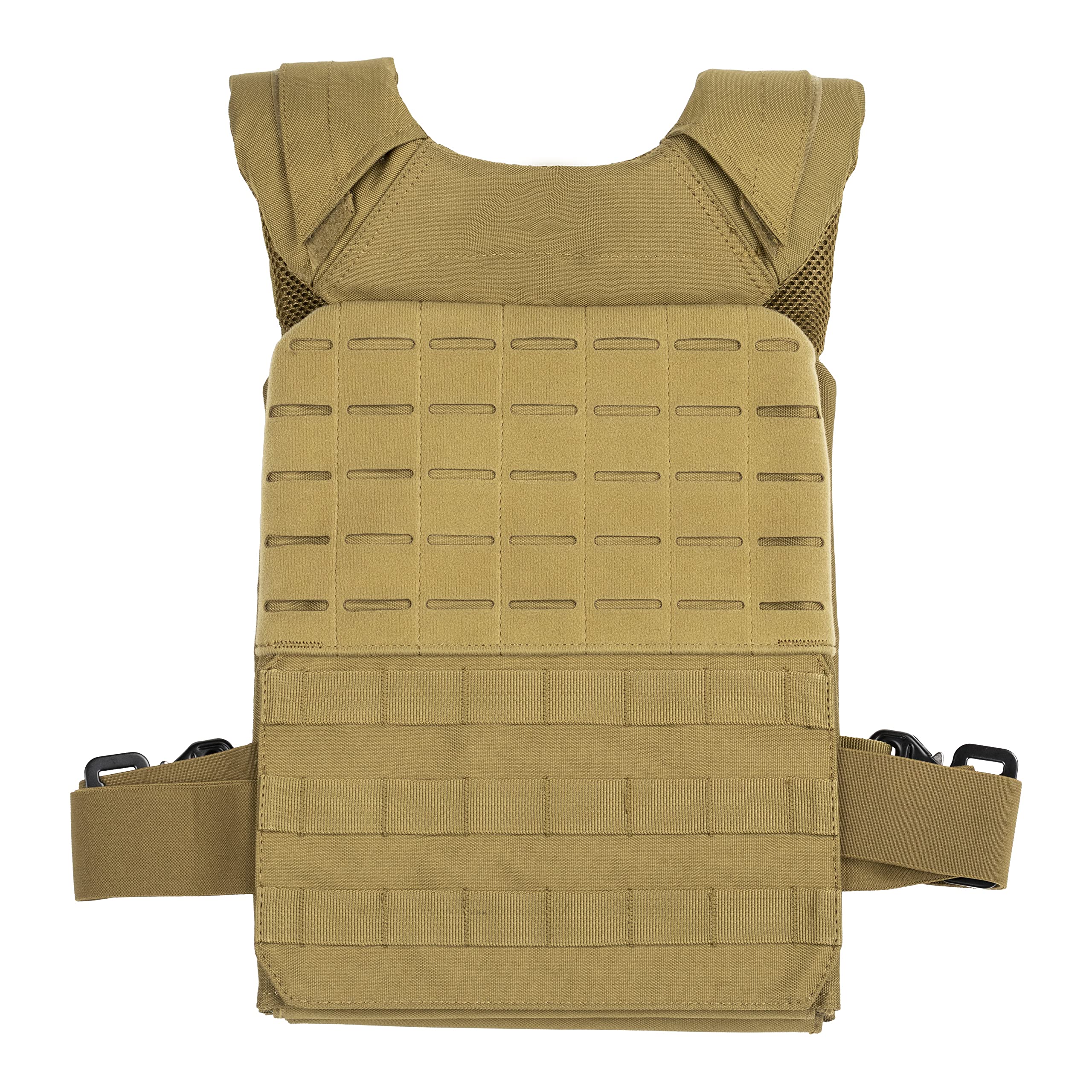 Gilet Lesté Réglable Wolf Tactical - Homme/Femme - Entraînement Musculation - Noir