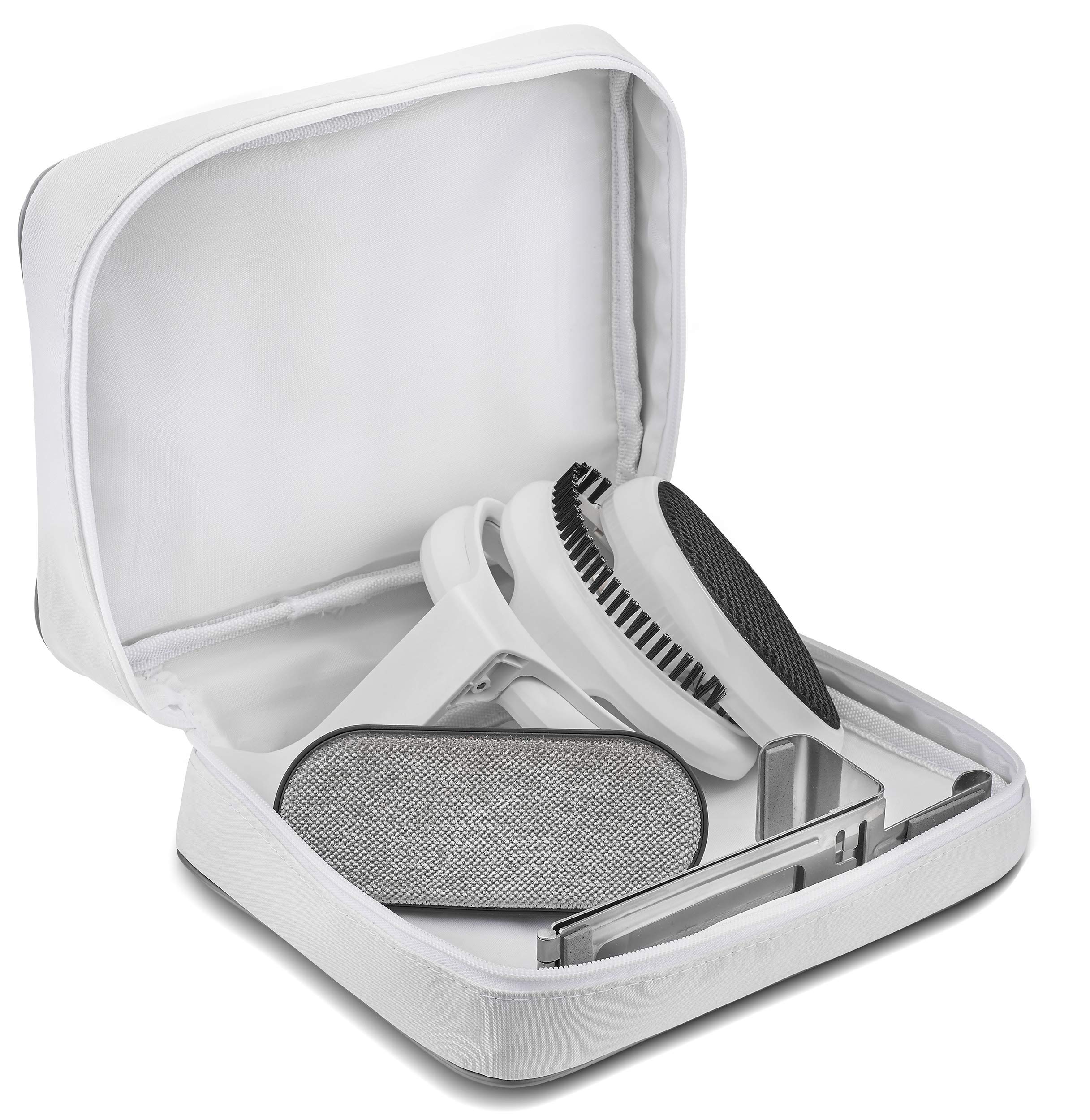 Tefal DT9130 Access Steam Care - Cepillo de vapor (1600 W, 6 accesorios, depósito de agua de 200 ml, 3 niveles de vapor, color blanco y plateado)