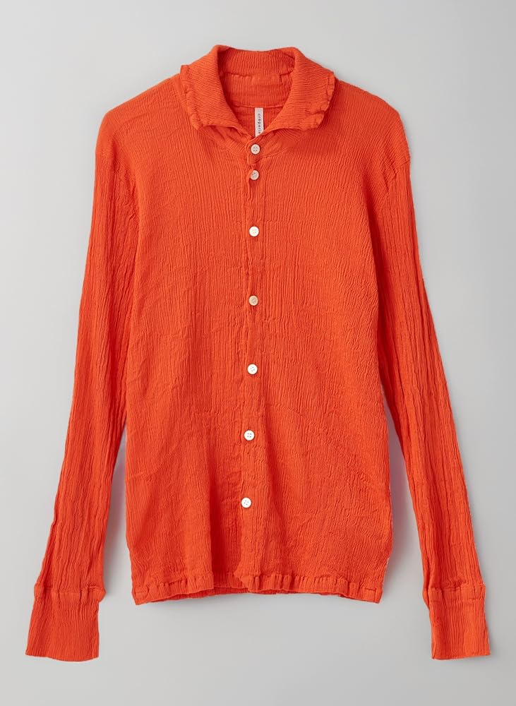 Amazon | [クレプリ] LONG SLEEVES SHIRT (オレンジ) | シャツ