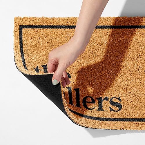 Miniatura 6 de Tapete de puerta personalizado, tapete con monograma I 9 diseños, 3 tamaños I, tapete de puerta personalizado para el hogar, inauguración de la