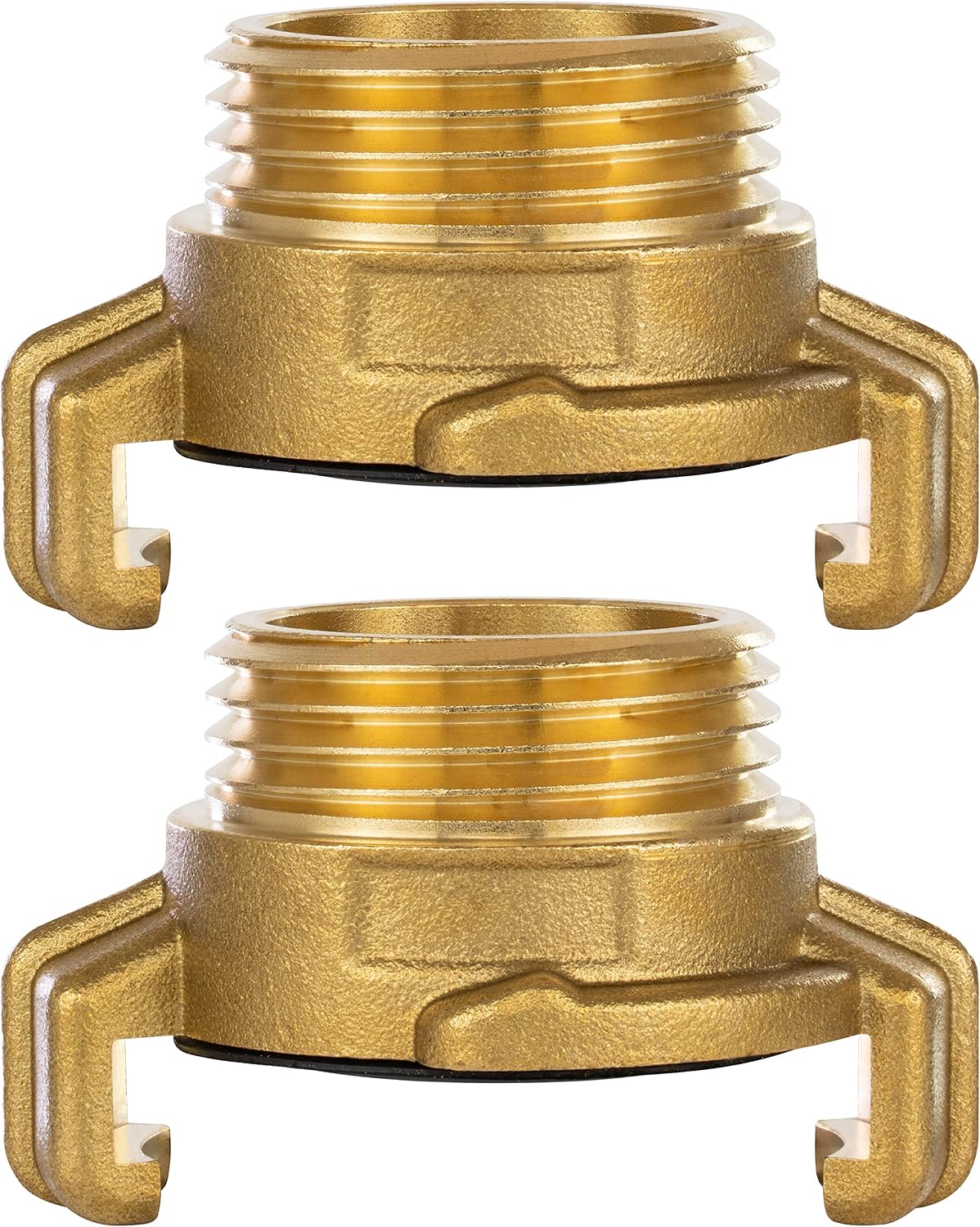 Poppstar 2X Brass Quick Coupling 1 inch External Thread (G 1