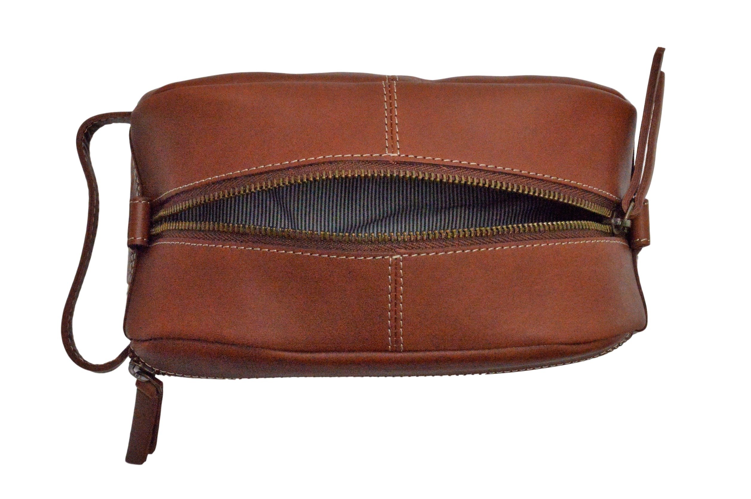 Timberland Herren Kulturtasche aus Leder - Braun - Einheitsgröße