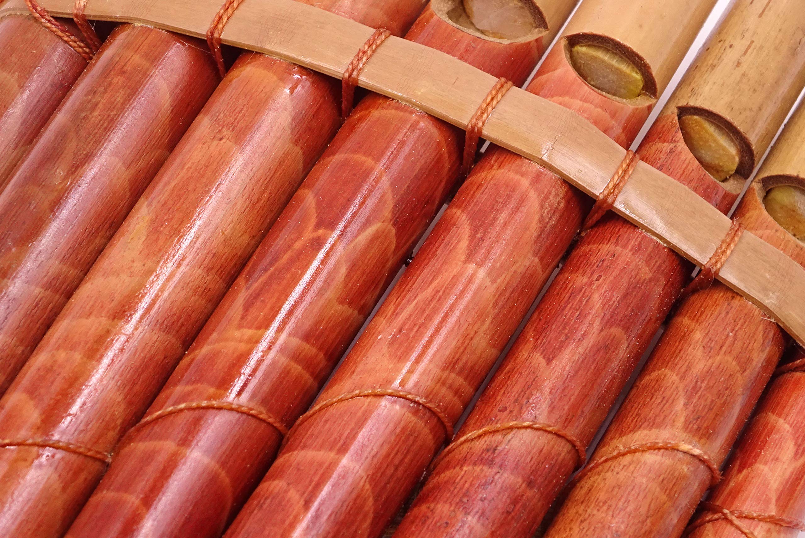 Flûte de Pan en Bambou Instrument de Musique Bois Artisanal Panpipes Bamboo Flauta panflute 8 Tubes