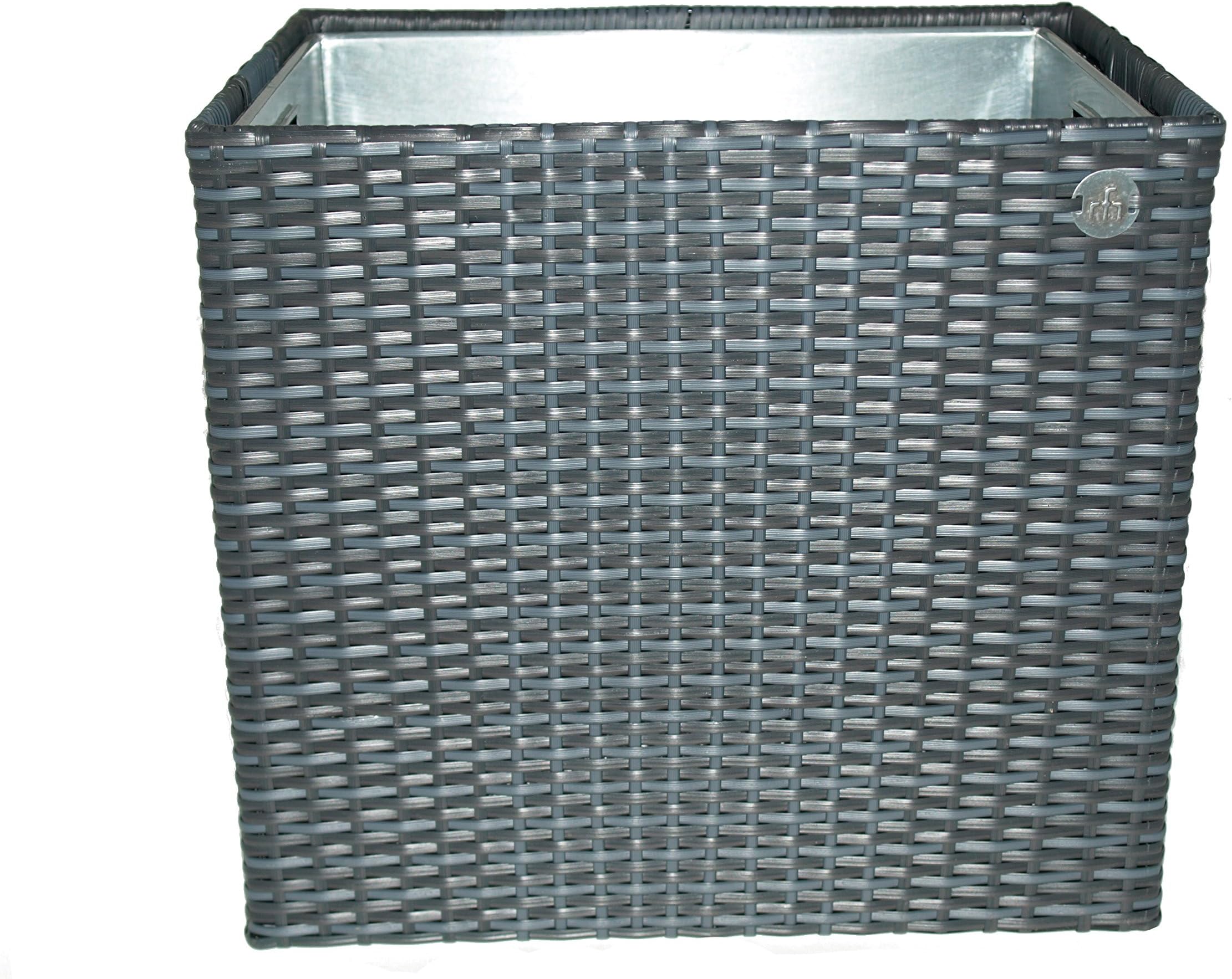 Franz Müller Flechtwaren Fireplace Basket, Grey