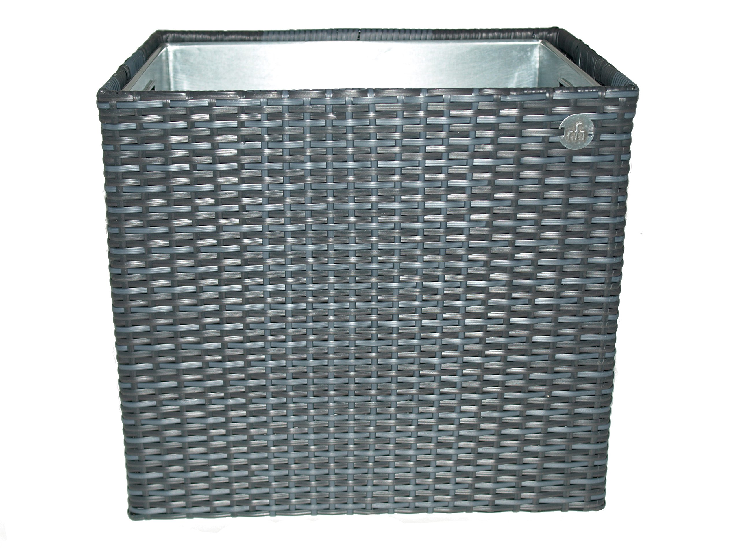 Franz Müller Flechtwaren Fireplace Basket, Grey