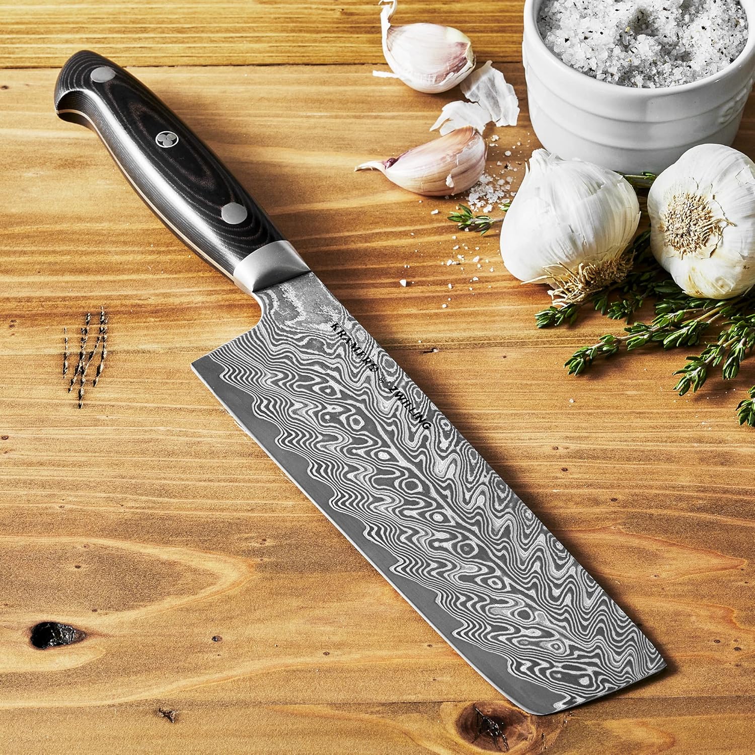 ZWILLING KRAMER EUROLINE Damascus Collection 6.5-inch Nakiri Knife