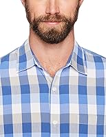 Vista 5 de Tienda Essentials Men's Regular-Fit Short-Sleeve Poplin Shirt