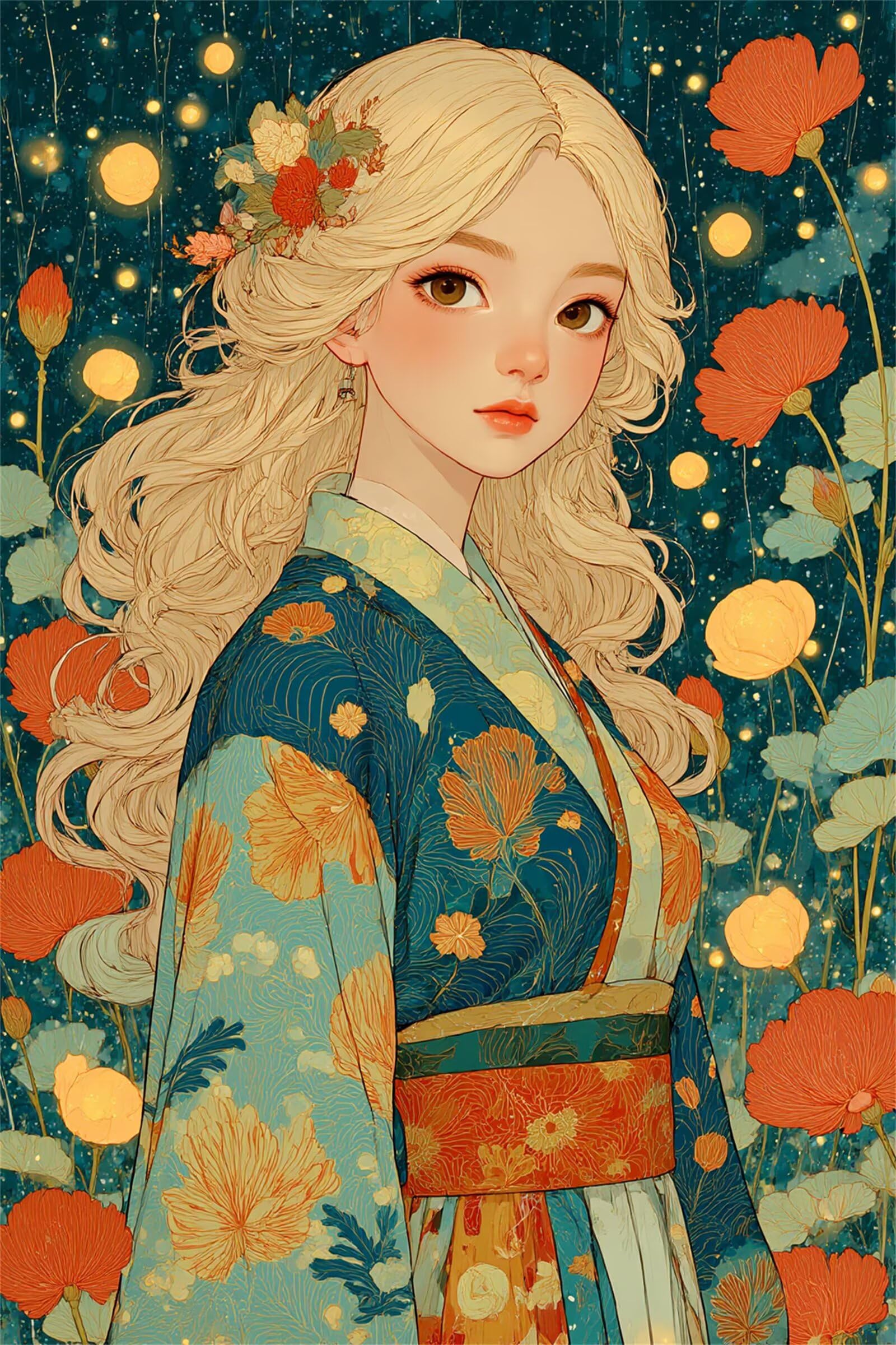 Puzzle 4000 pezzi Ragazza dei fiori per Adulti, 141x87cm Puzzle Adulti 4000 pezzi, Giochi Di Puzzle per Tutta La Famiglia, Un Regalo Festivo per Gli Amici in Una Bella Confezione