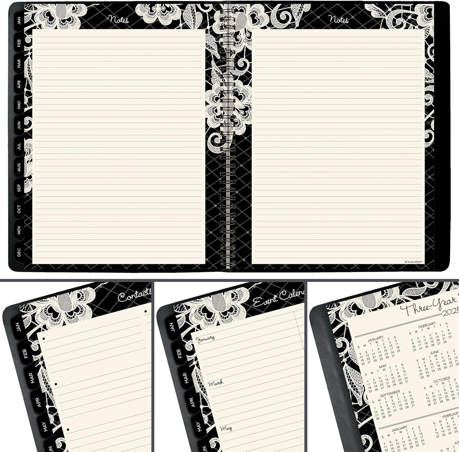 AT-A-GLANCE 2026 Appointment Book Planner, Weekly & Monthly, 8.5" x 11", Large, Hourly, Lacey (541-905-26)