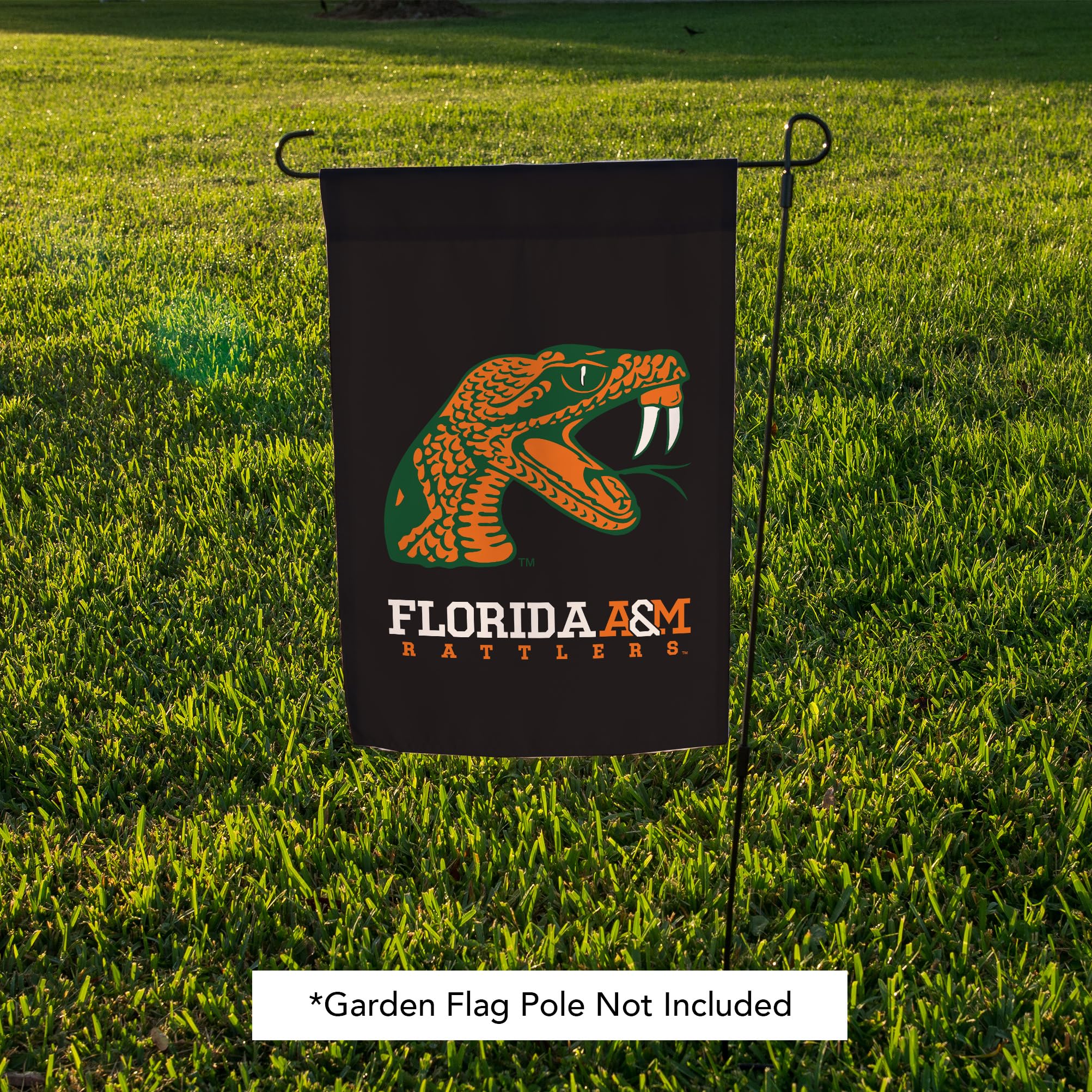 Florida A&M Rattlers Garden Flag - Double Sided 13"x18" NCAA Team Banner, Officially Licensed - View #8