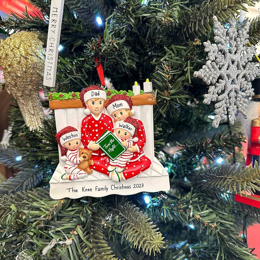 Family of 4 christmas bauble Clearance