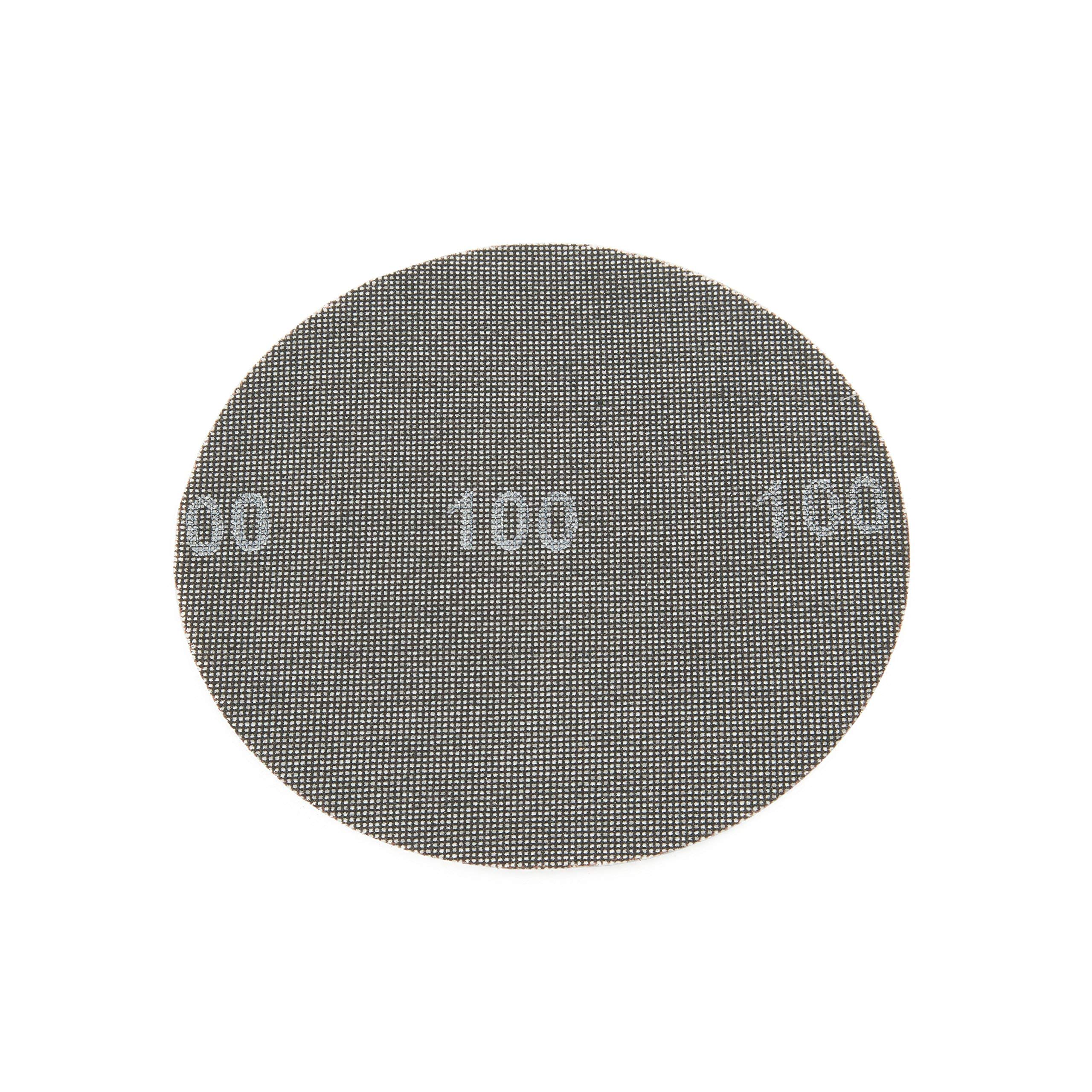 Rejilla de lija 225 con autoadherentes, 50 unidades, grano 100, diámetro de 225 mm, adecuada para lijadora de techo, lijadora de construcción en seco y lijadora de disco