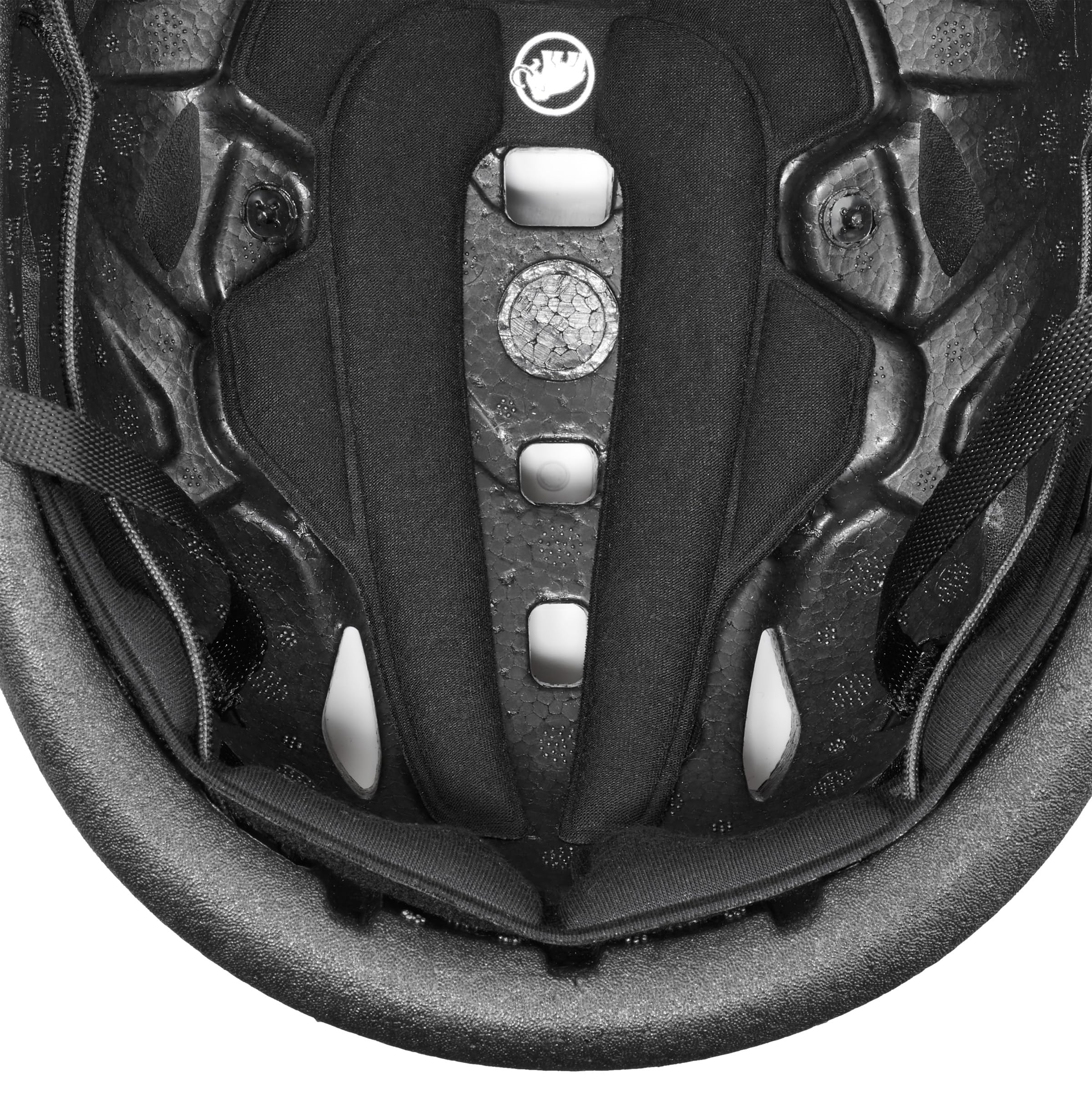 Mammut Unisex Wall Rider 2.0 kask wspinaczkowy, biało-czarny, 52-57 cm