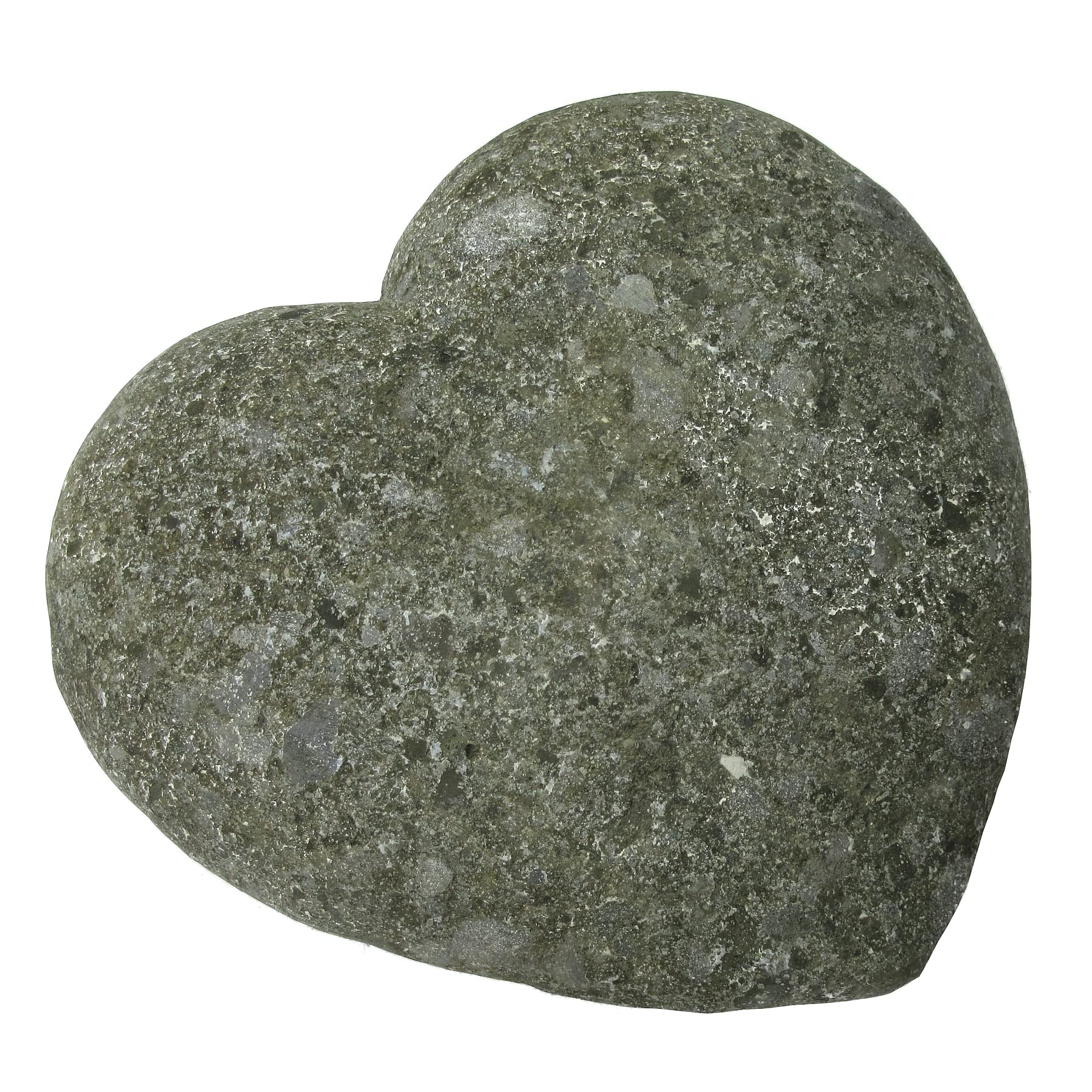 Naturale Cuore Pietra Lavica Naturale - Decorazione Giardino 15cm, Resistente Al Gelò, Pezzo Unico Decorazione Giardino Pietra
