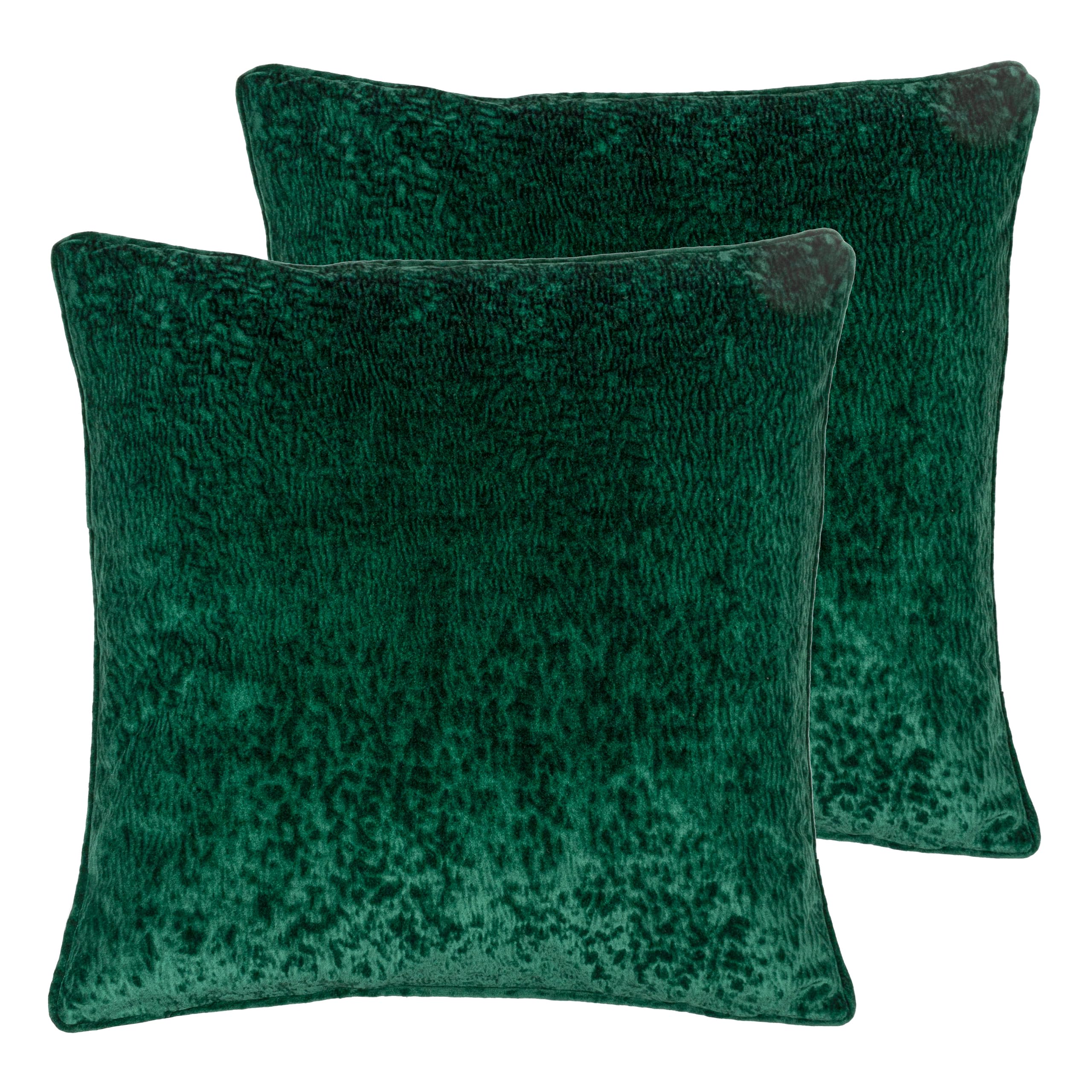 Paoletti Ripple Polyester Filled Cushions Twin Pack