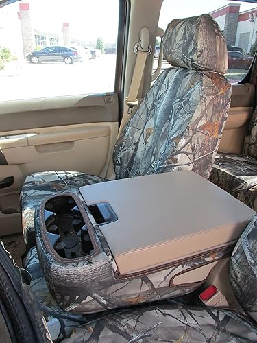 Miniatura 3 de Durafit Covers, fundas para auto, compatible con 2010-2013 Chevy Silverado & GMC Sierra, para asientos delanteros, a prueba de agua, pude elegir