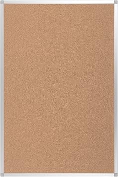 Cork Notice Board Cork Surface, Aluminium Frame BPM03054040 90x60 cm
