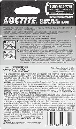 Miniatura 7 de Loctite Pegamento de vidrio 007 onzas 1 tubo