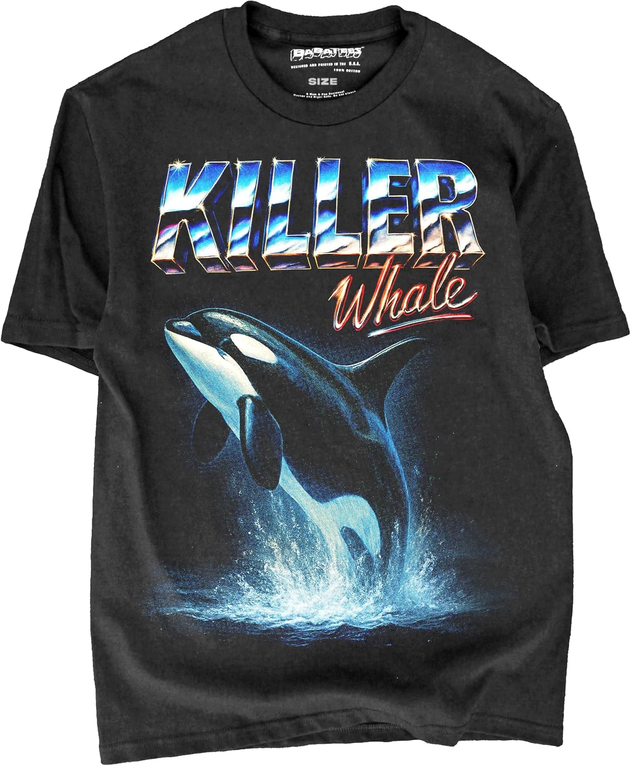 Epic Aquatic Life Graphic Tees - 100% USA Cotton - Vintage Heavy Metal Album Cover Style